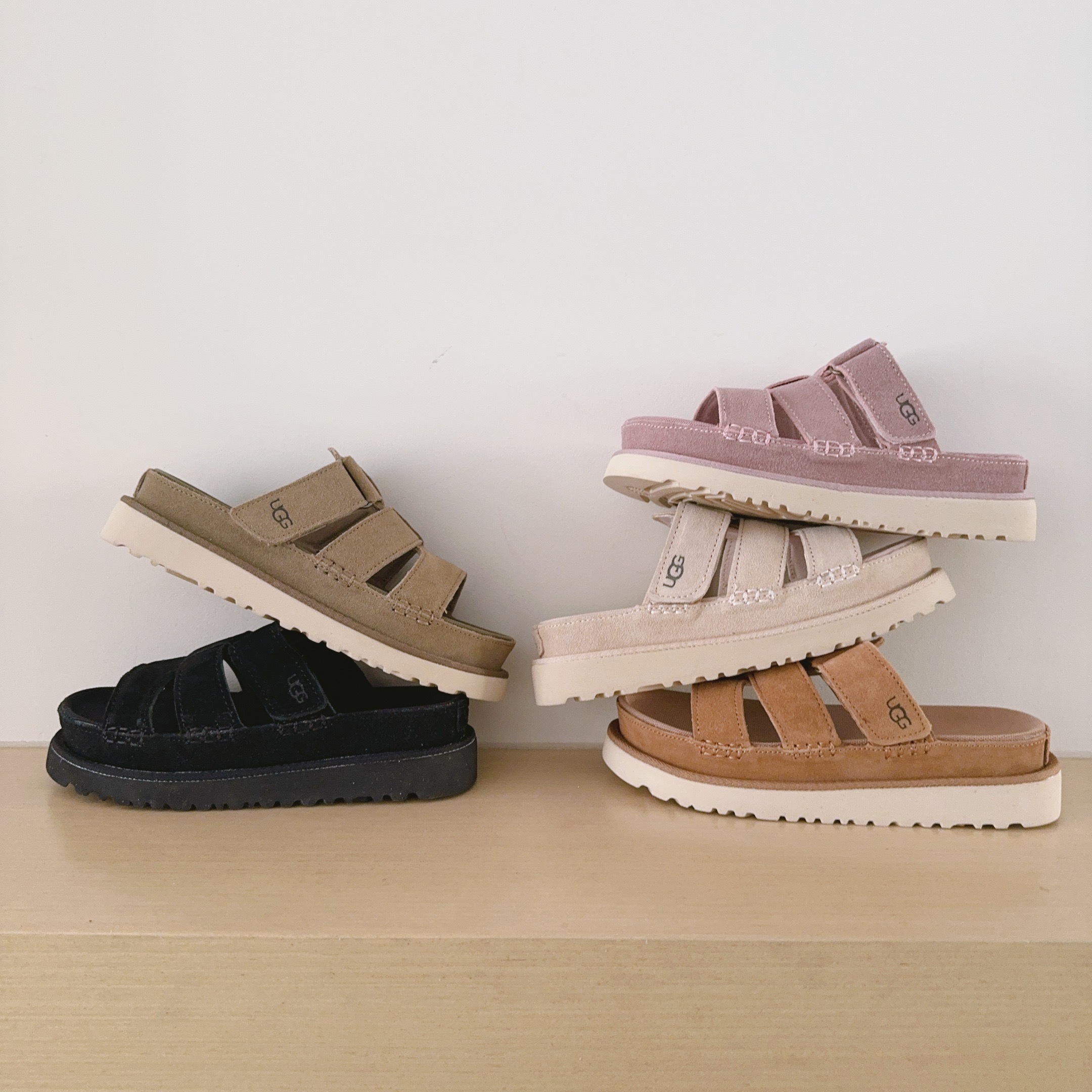 Three-Strap Slippers