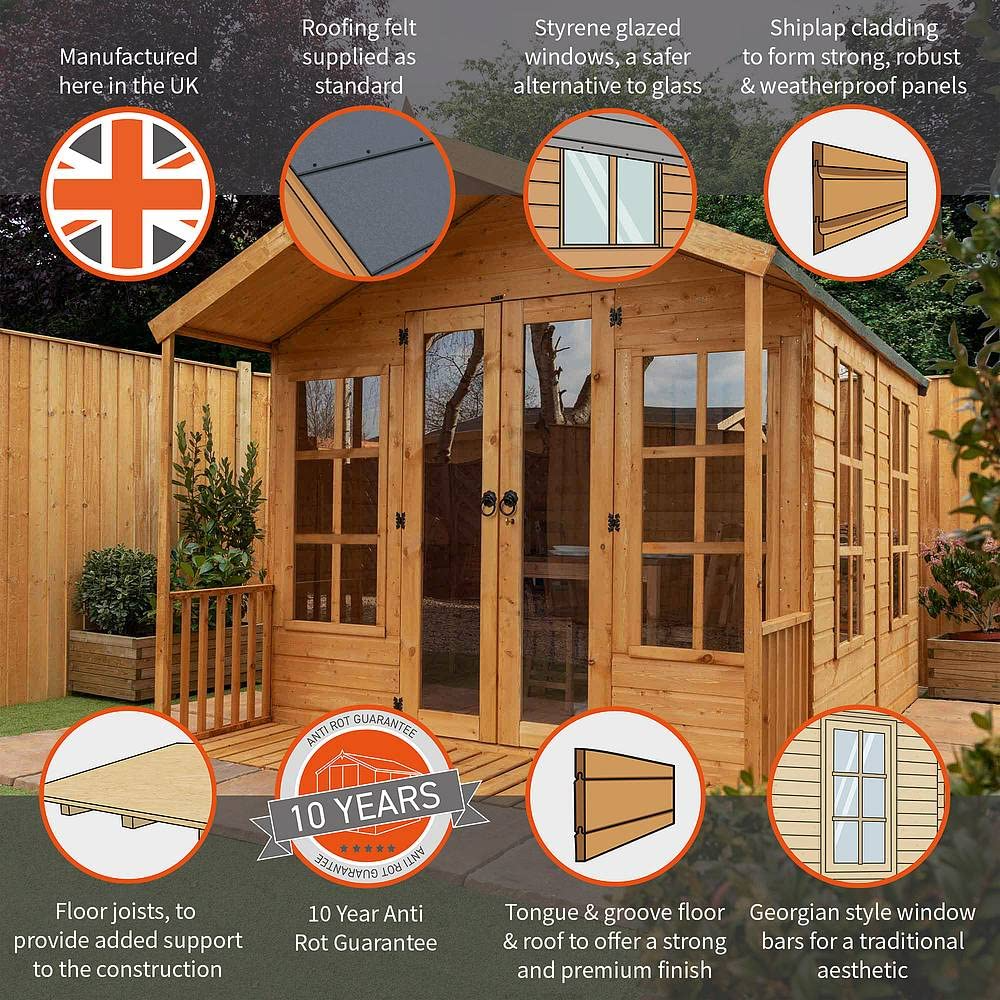 10x8 Wessex Summerhouse