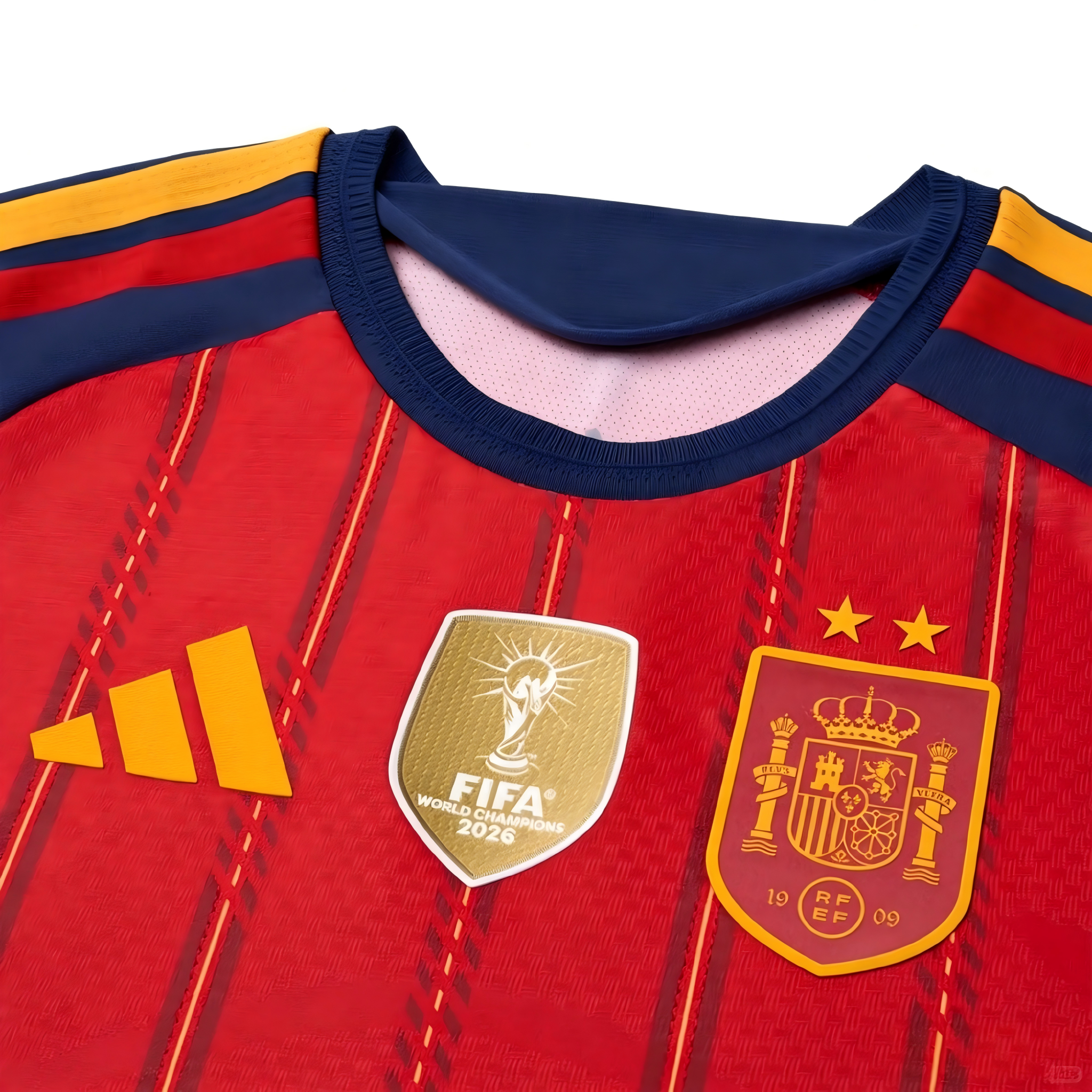 Spain Home Champion Jersey World Cup 2026 - 2 Stars