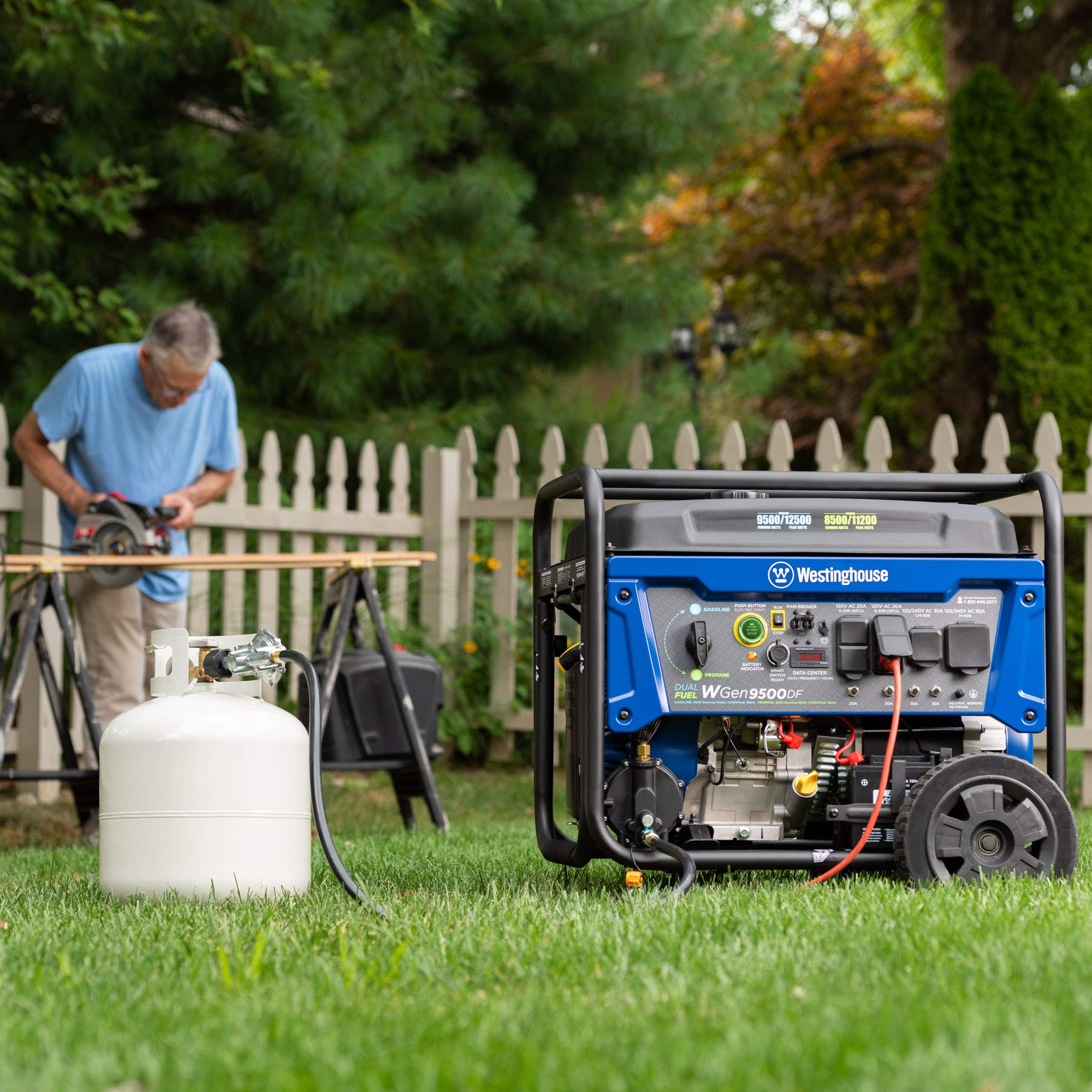 Westinghouse 12500 Watt Dual Fuel Home Backup Portable Generator