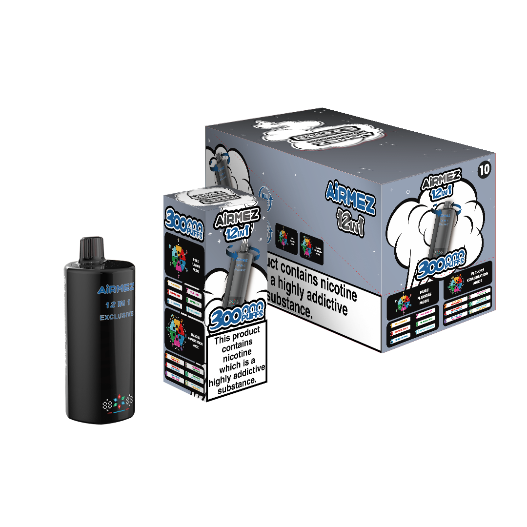 Complete retail packaging design for AiRMEZ Exclusive 12-in-1 300K Edition 10.