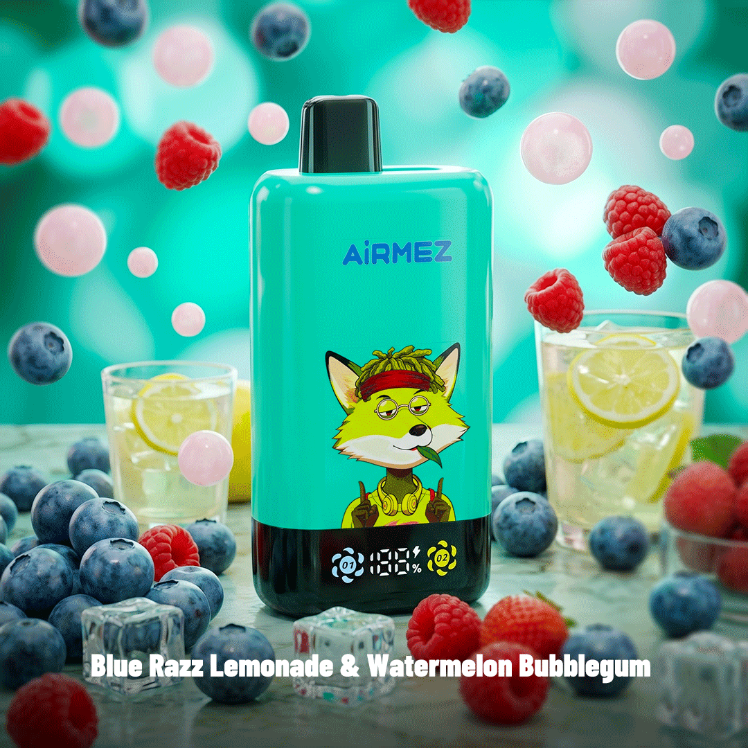 AiRMEZ Fox 2-in-1 Pro 80K Puffs Dual Flavor Rechargeable Vape
