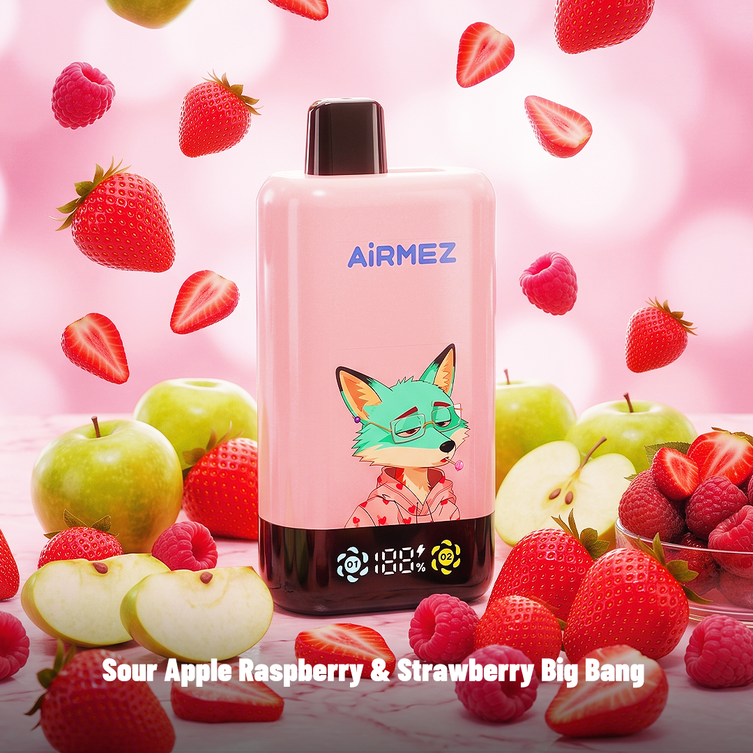AiRMEZ Fox 2-in-1 Pro 80K Puffs Dual Flavor Rechargeable Vape