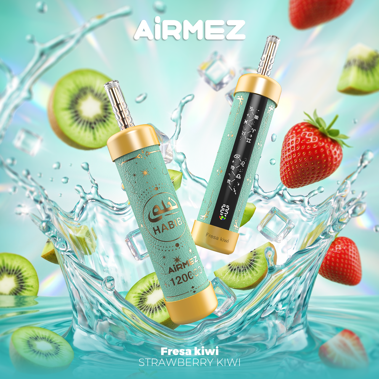 AiRMEZ HABIBI 120K Shisha Vape | Ships From China, 5pcs MOQ per Flavor