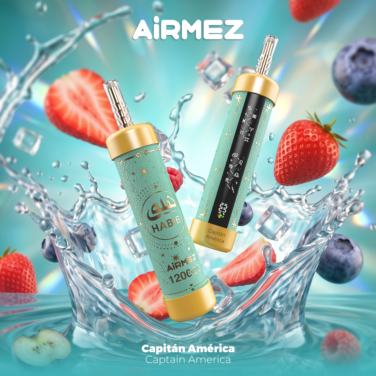 AiRMEZ HABIBI 120K Shisha Vape | Ships From China, 5pcs MOQ per Flavor