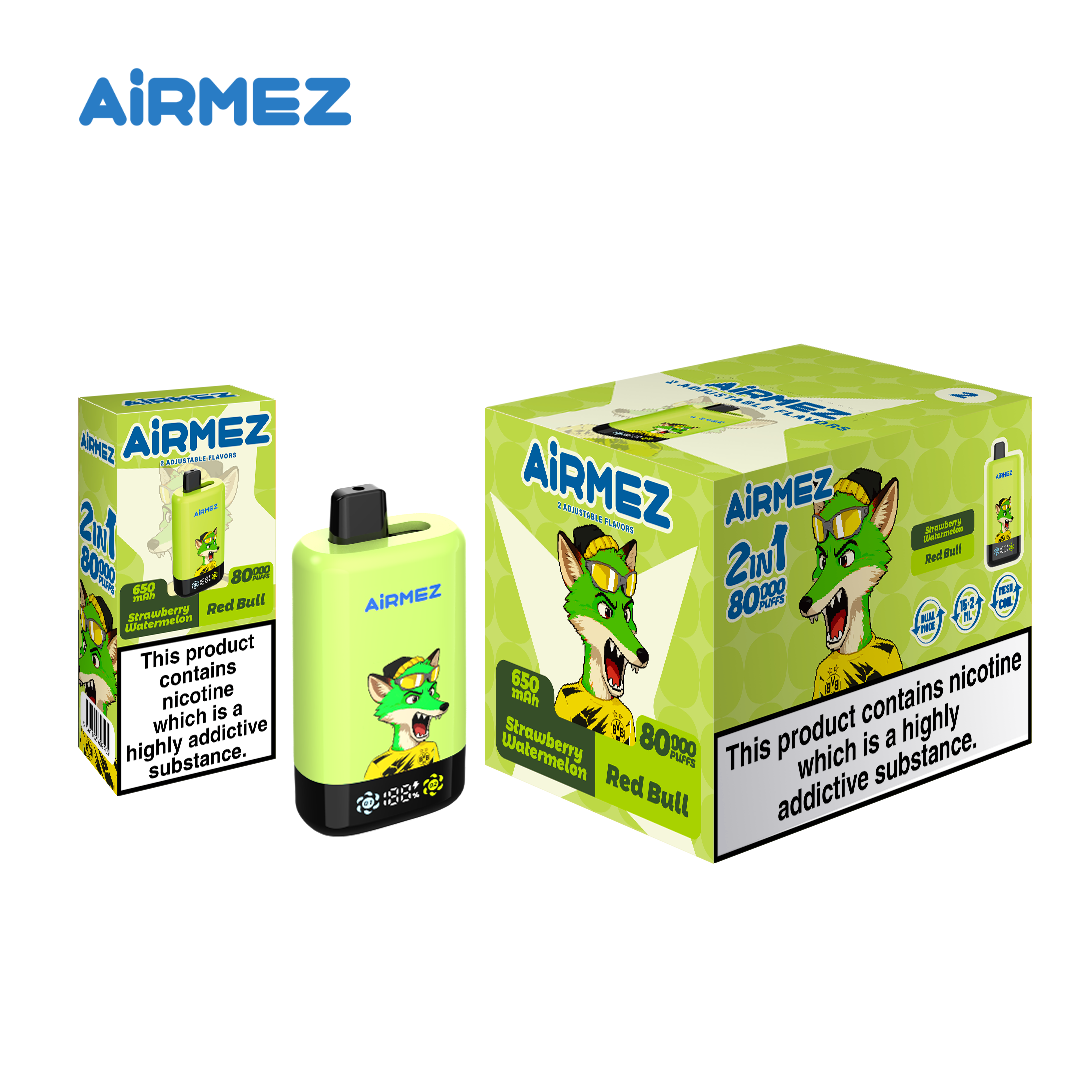 AiRMEZ Fox 2-in-1 Pro 80K Puffs Dual Flavor Rechargeable Vape