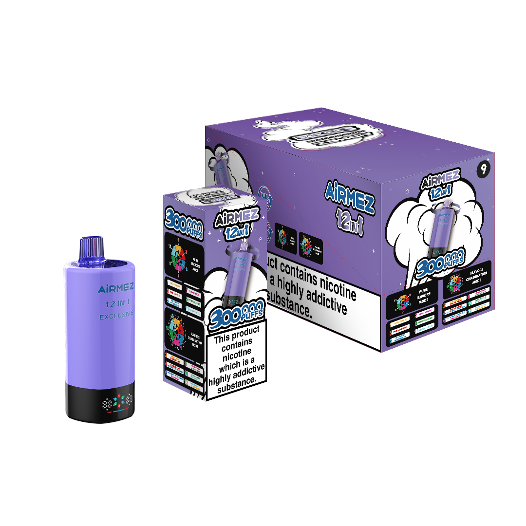 Official flagship retail packaging box for AiRMEZ Exclusive 12-in-1 300K Edition 9.