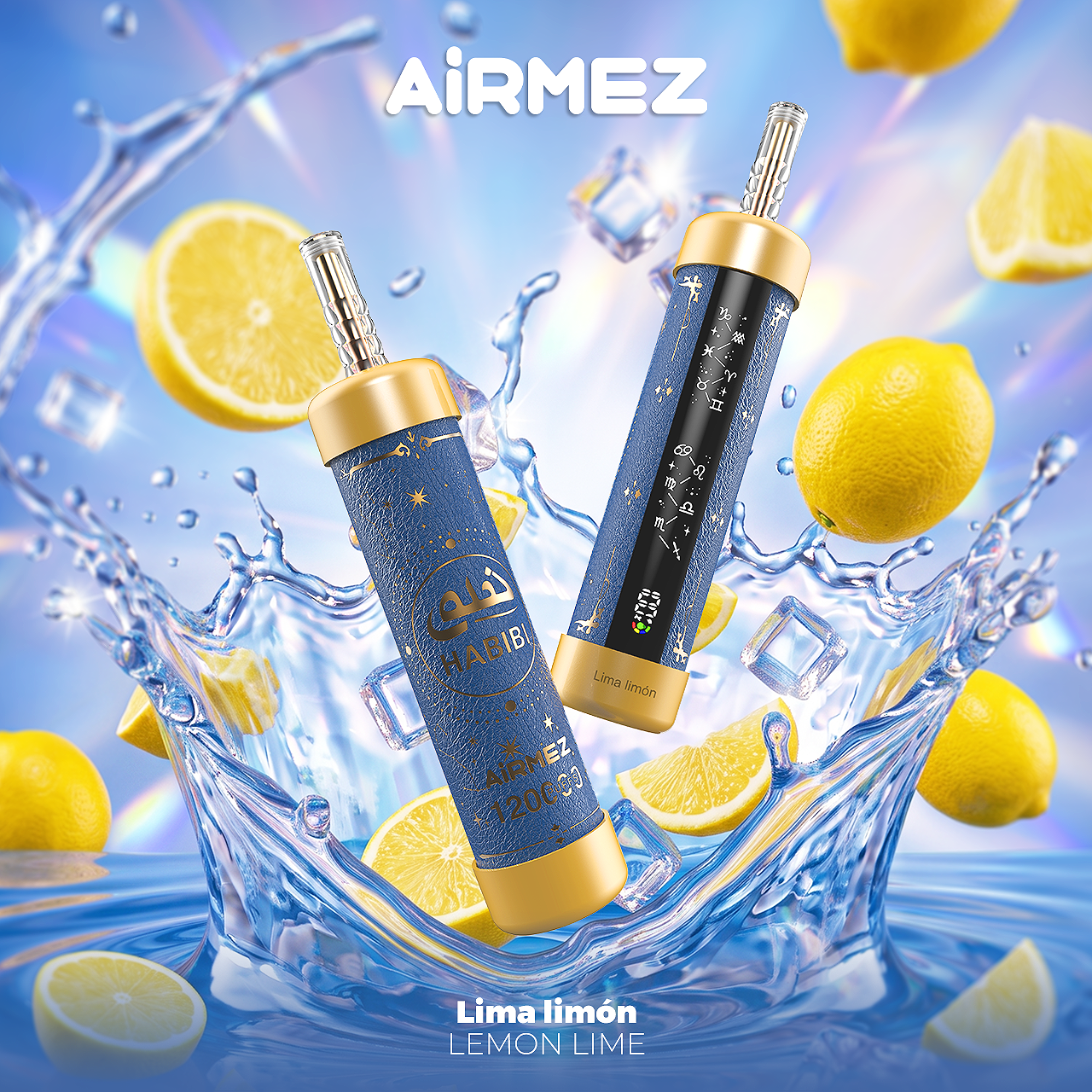 AiRMEZ HABIBI 120K Shisha Vape | Ships From China, 5pcs MOQ per Flavor