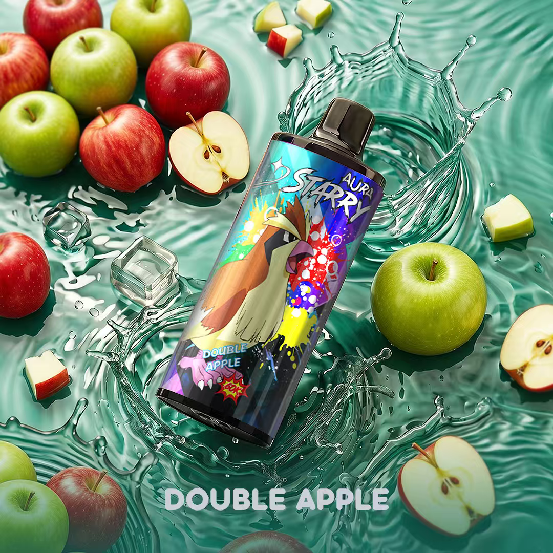 STARRY 60K Double Apple disposable vape with apple flavor