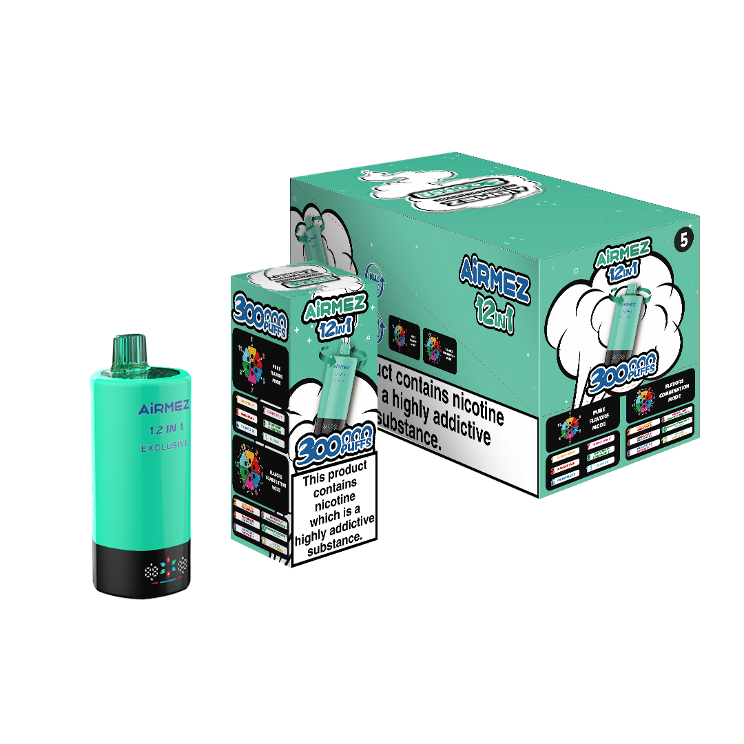 Flagship product retail packaging box for AiRMEZ Exclusive 12-in-1 300K Edition 5.
