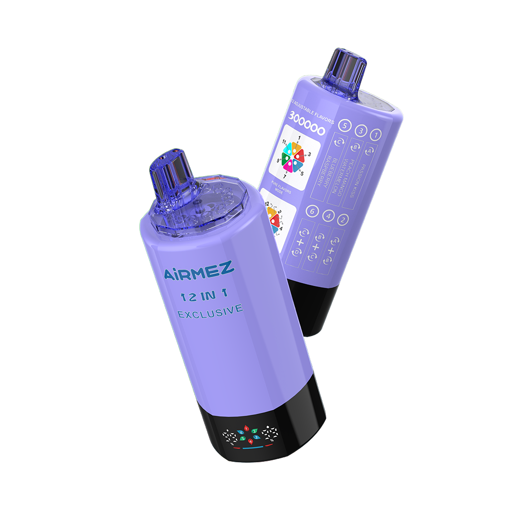 Clean e-commerce white background shot of AiRMEZ Exclusive 12-in-1 300K Edition 9 hardware.