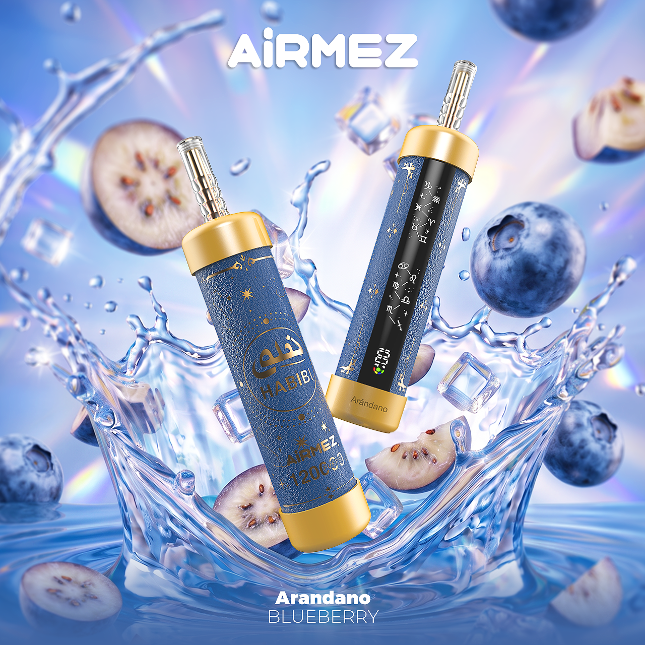AiRMEZ HABIBI 120K Shisha Vape | Ships From China, 5pcs MOQ per Flavor