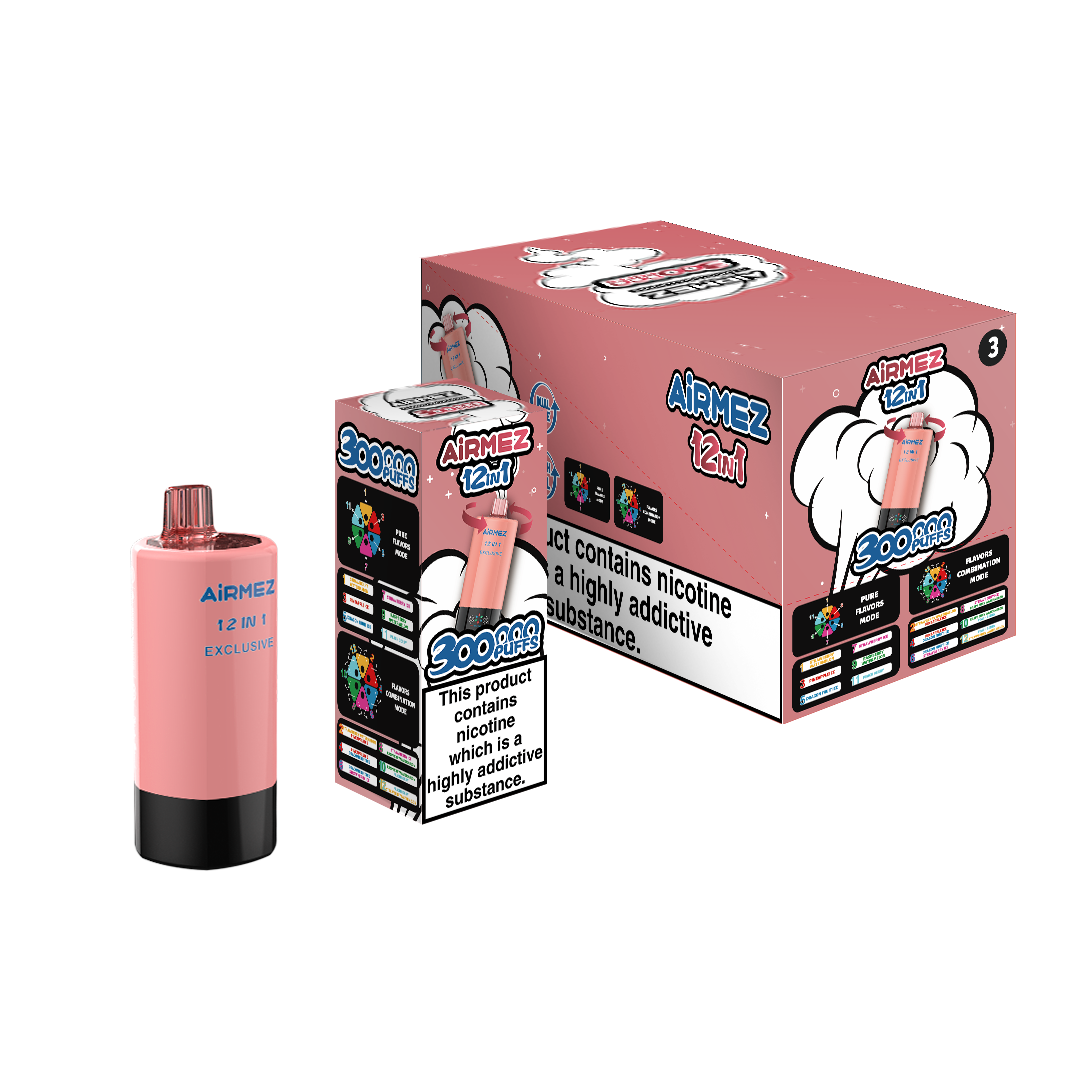Wholesale retail packaging graphics for AiRMEZ Exclusive 12-in-1 300K Edition 4.