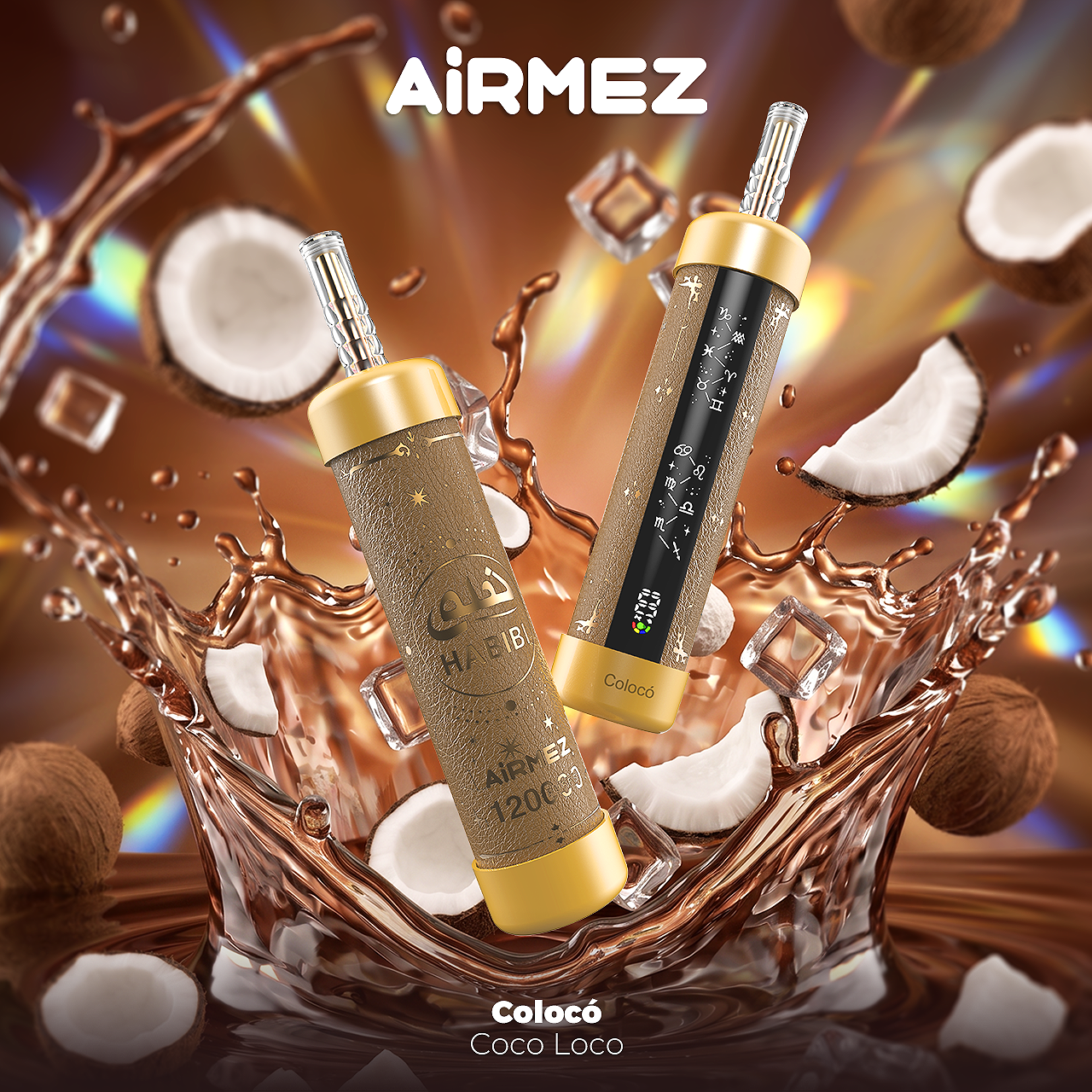 AiRMEZ HABIBI 120K Shisha Vape | Ships From China, 5pcs MOQ per Flavor