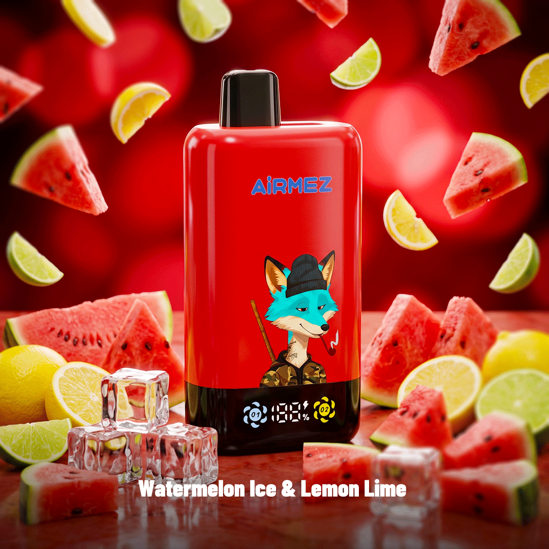 AiRMEZ Fox 2-in-1 Pro 80K Puffs Dual Flavor Rechargeable Vape