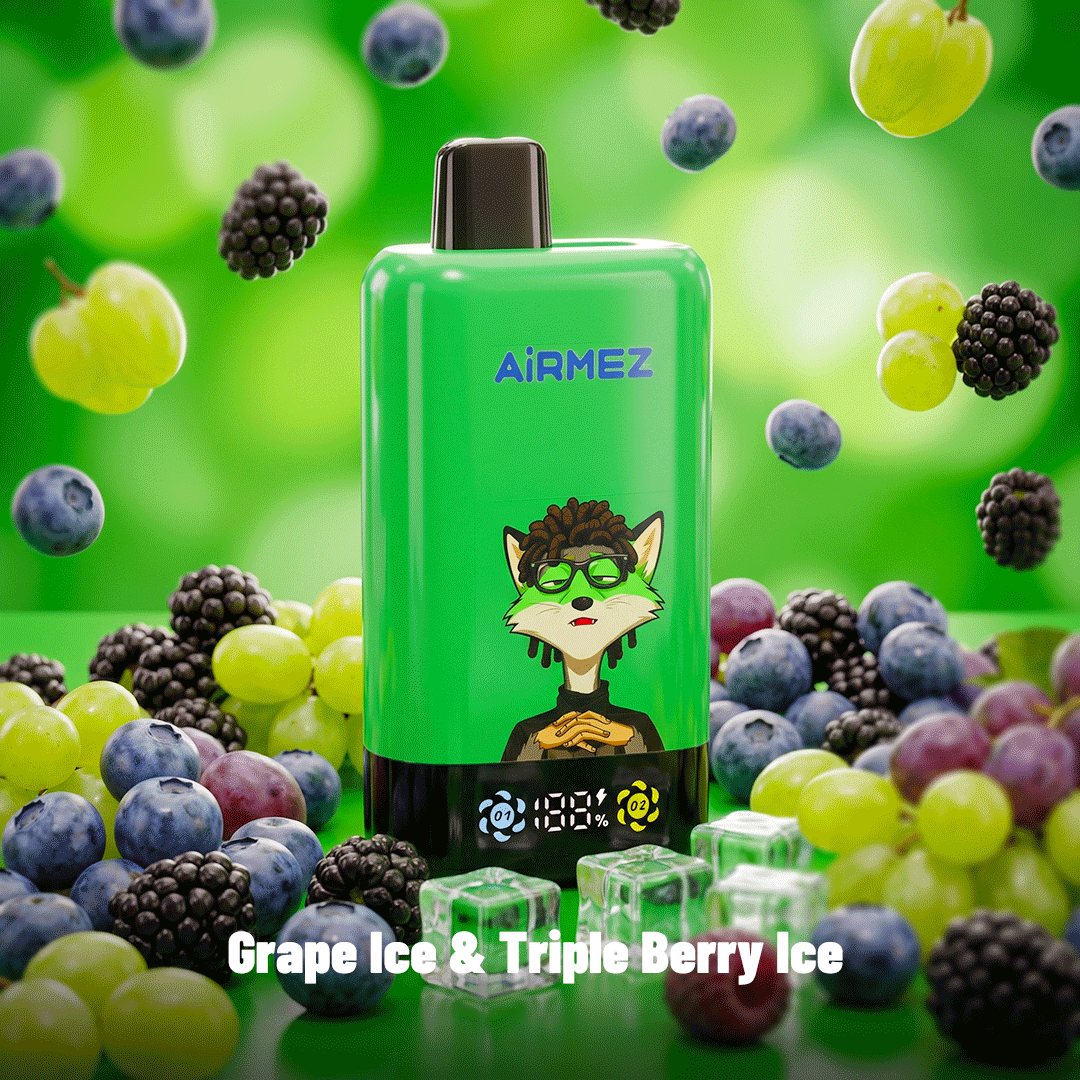 AiRMEZ Fox 2-in-1 Pro 80K Puffs Dual Flavor Rechargeable Vape