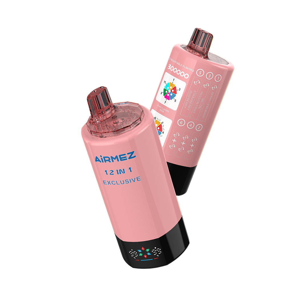 Isolated white background product display of AiRMEZ Exclusive 300K Edition 4 hardware setup.