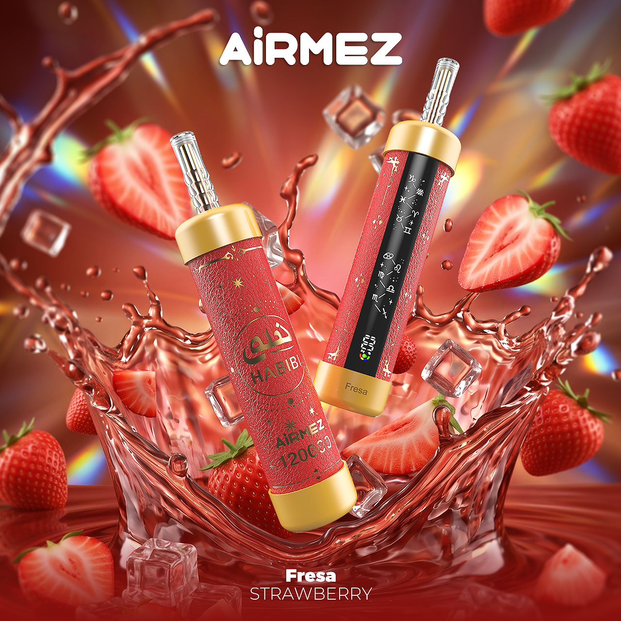 AiRMEZ HABIBI 120K Shisha Vape | Ships From China, 5pcs MOQ per Flavor