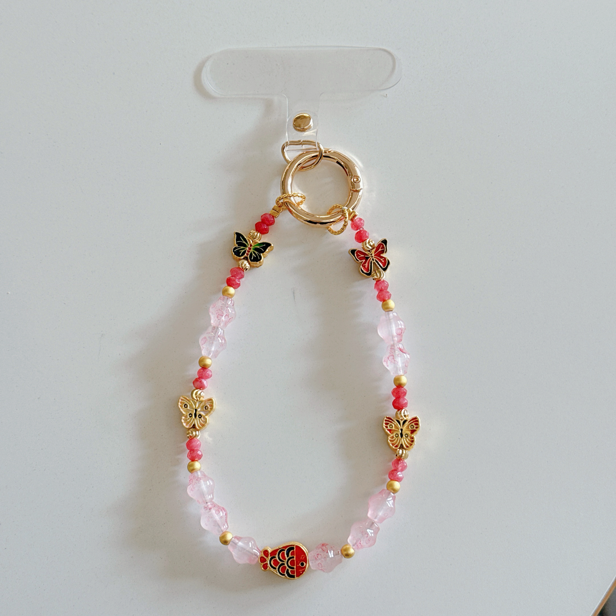 Elegant Butterfly & Charm Phone Bracelets