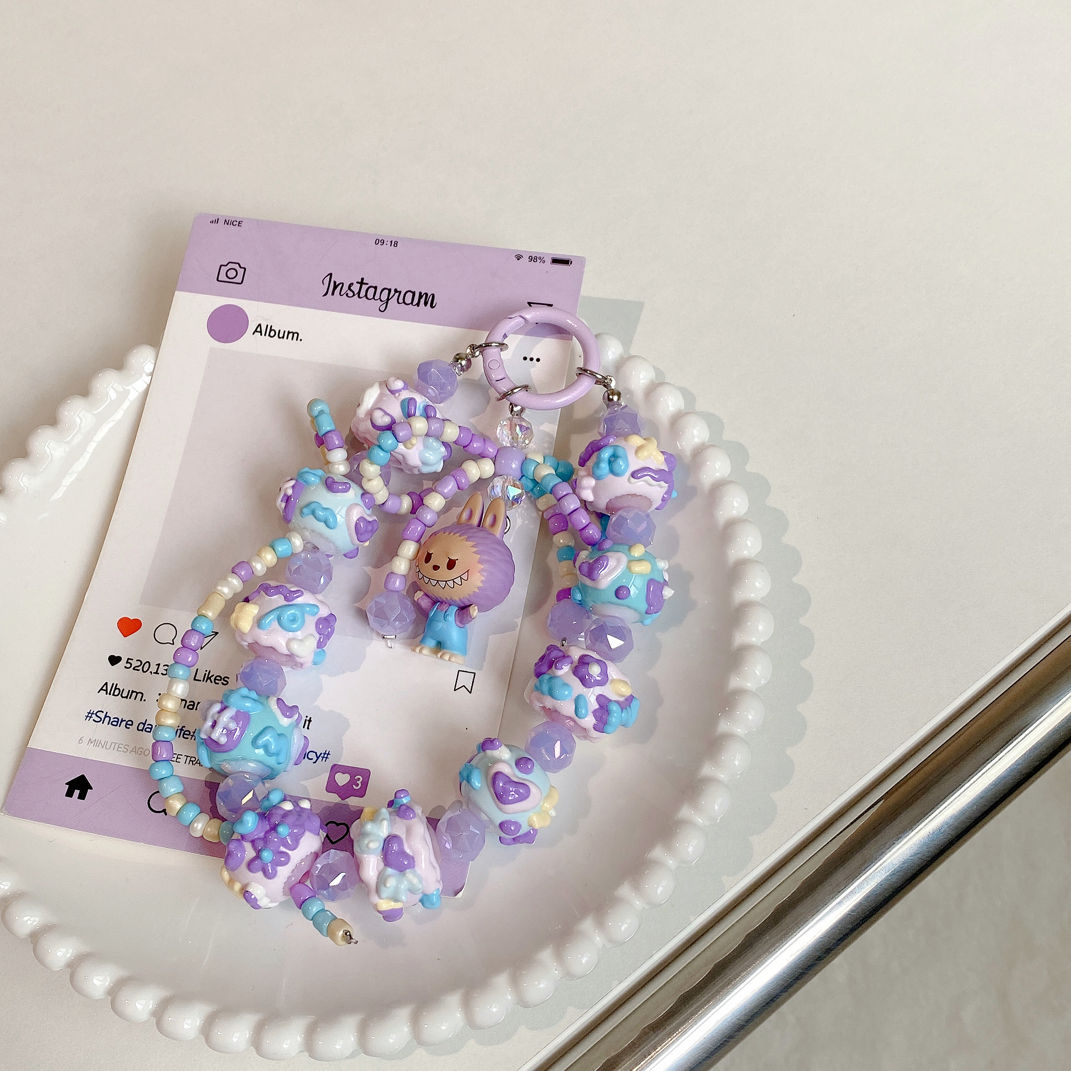 Snack Time Character Phone Charms