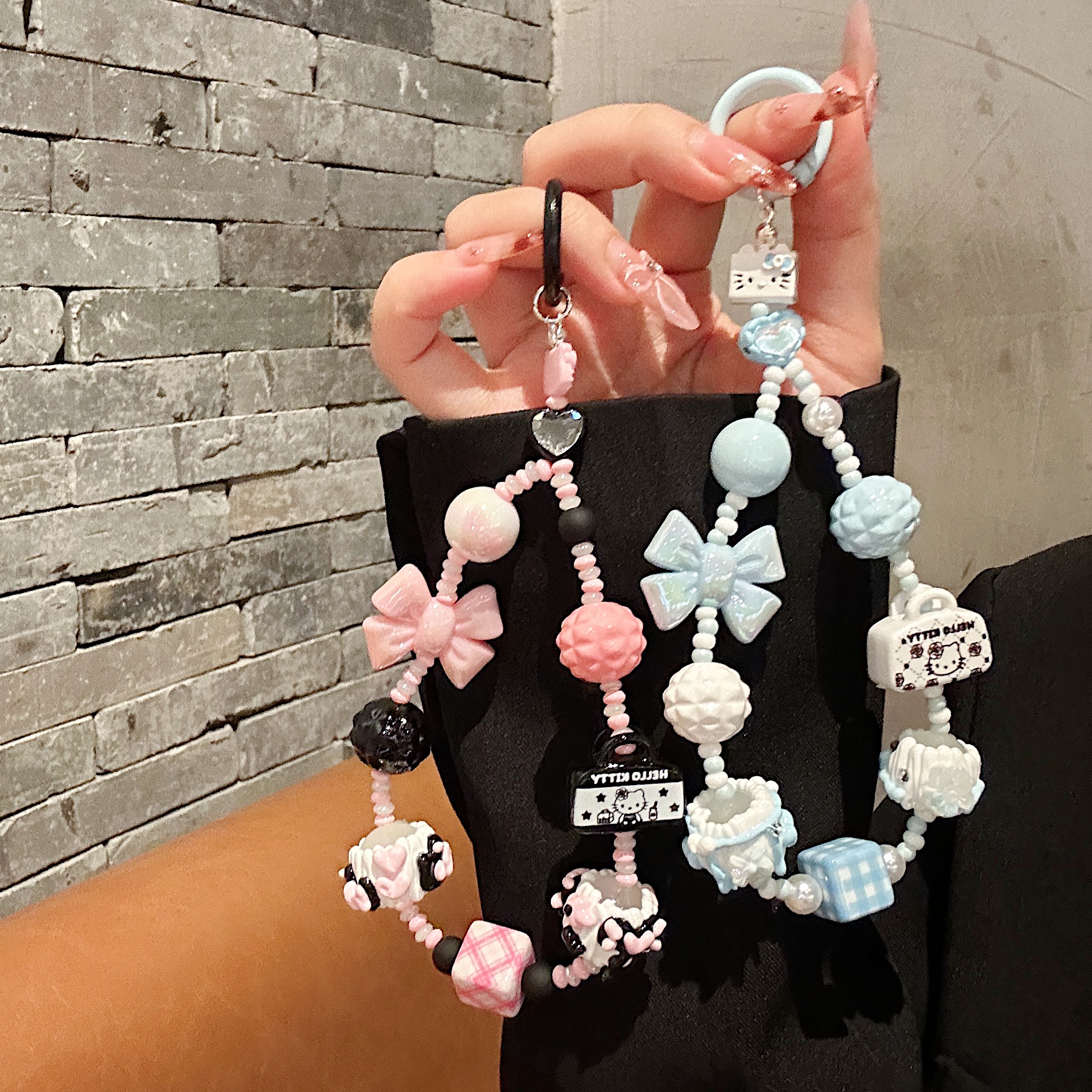Kawaii Hello Kitty & Candy Charm Phone Chains