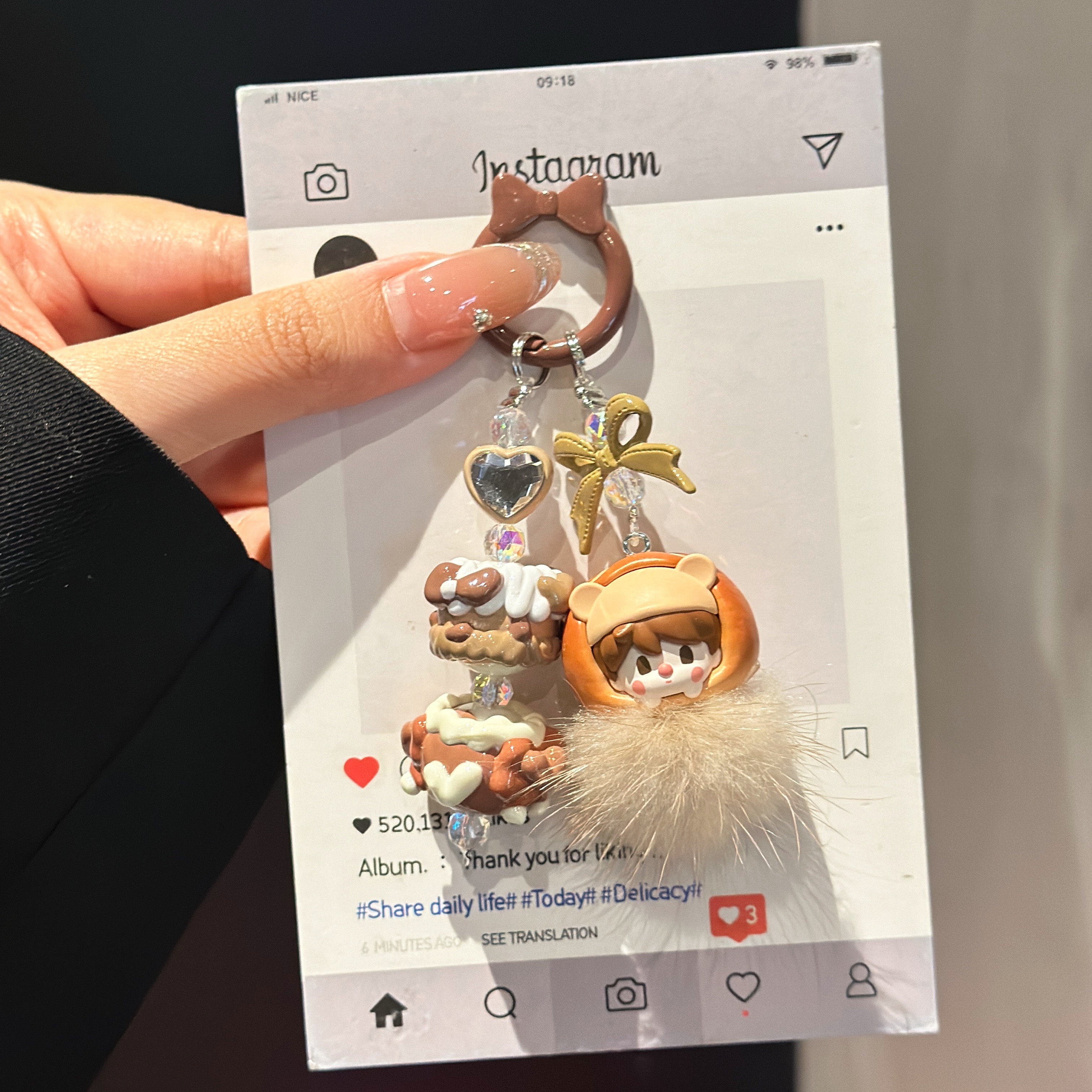 Cozy Pastry & Character Phone Charms