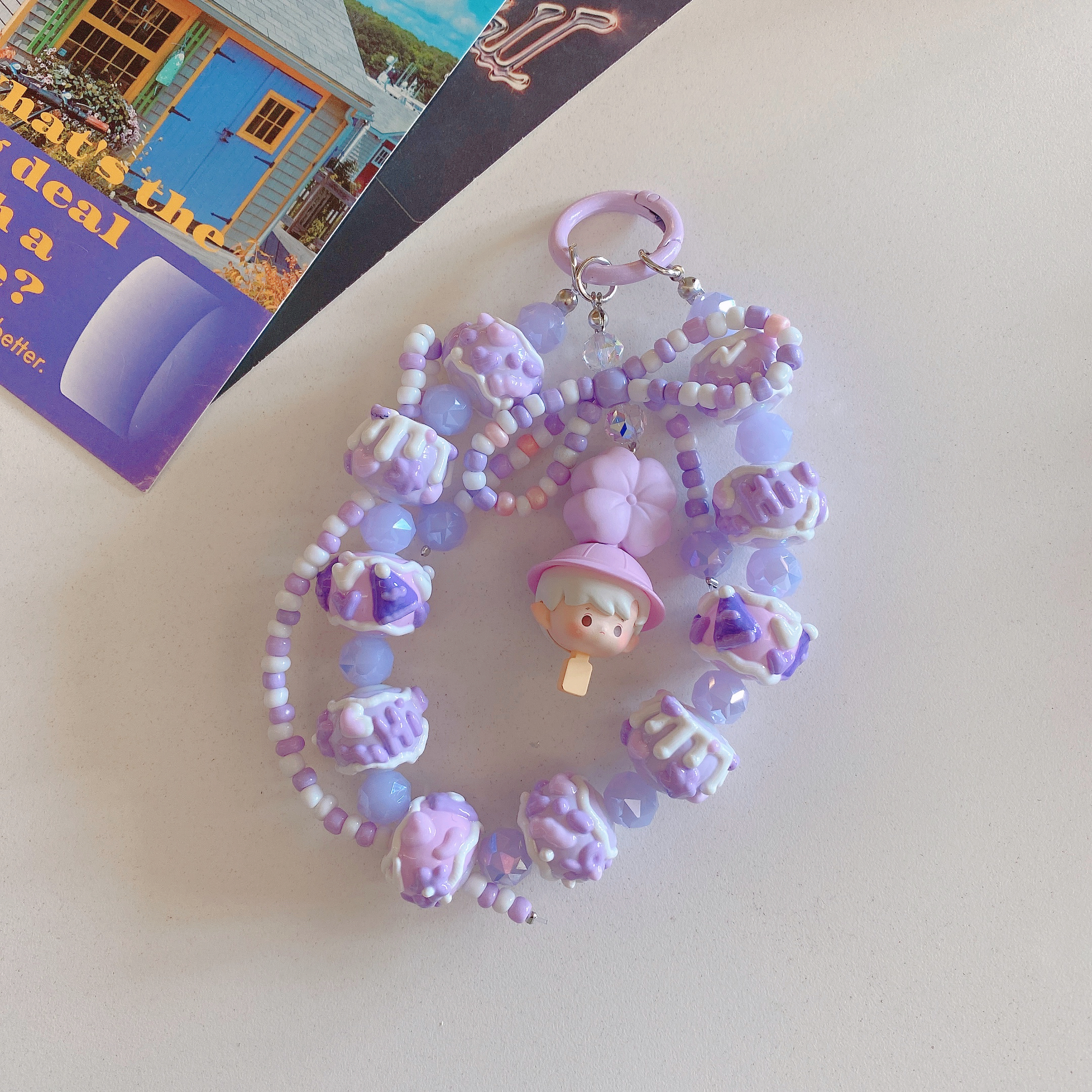 Sweet Treat & Character Popcorn Phone Charms