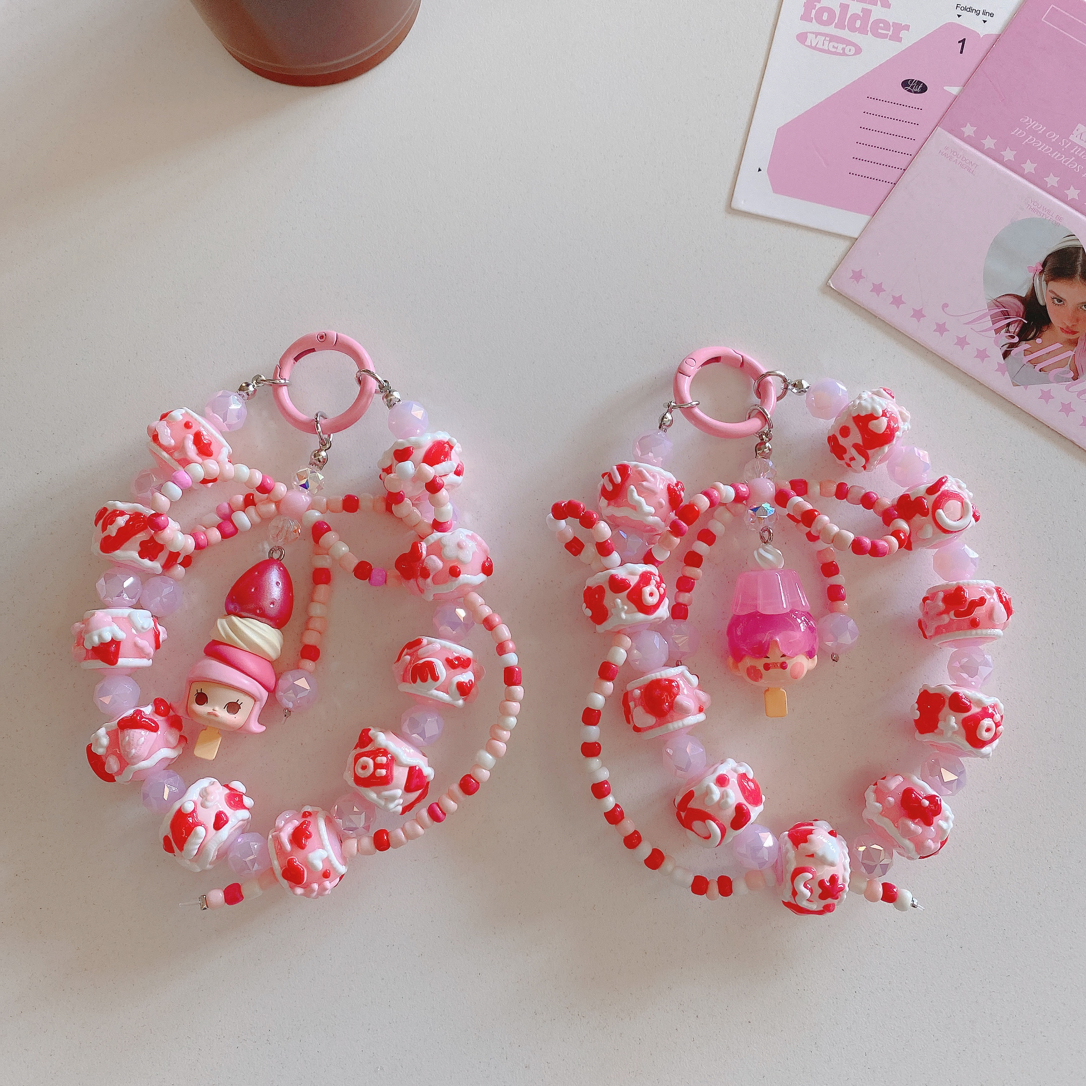 Sugar Rush: Candy-Inspired Phone Charm Trio