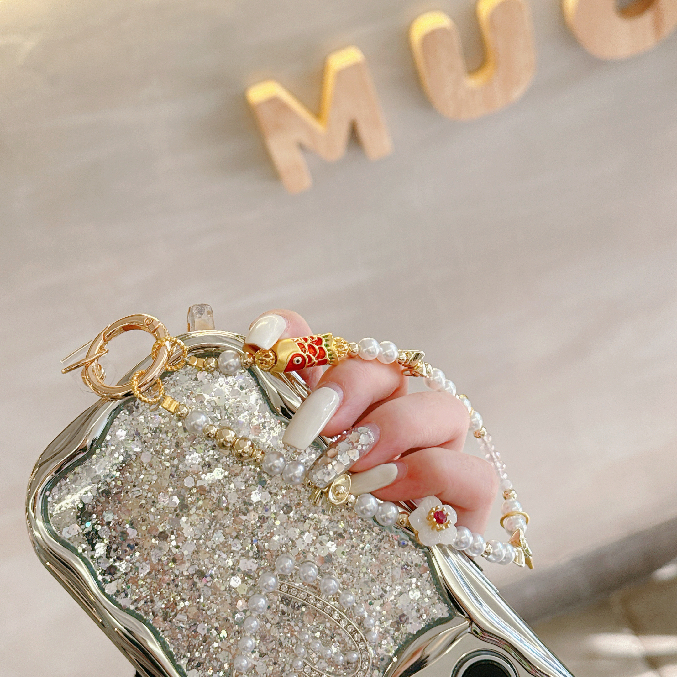 Elegant Butterfly & Charm Phone Bracelets