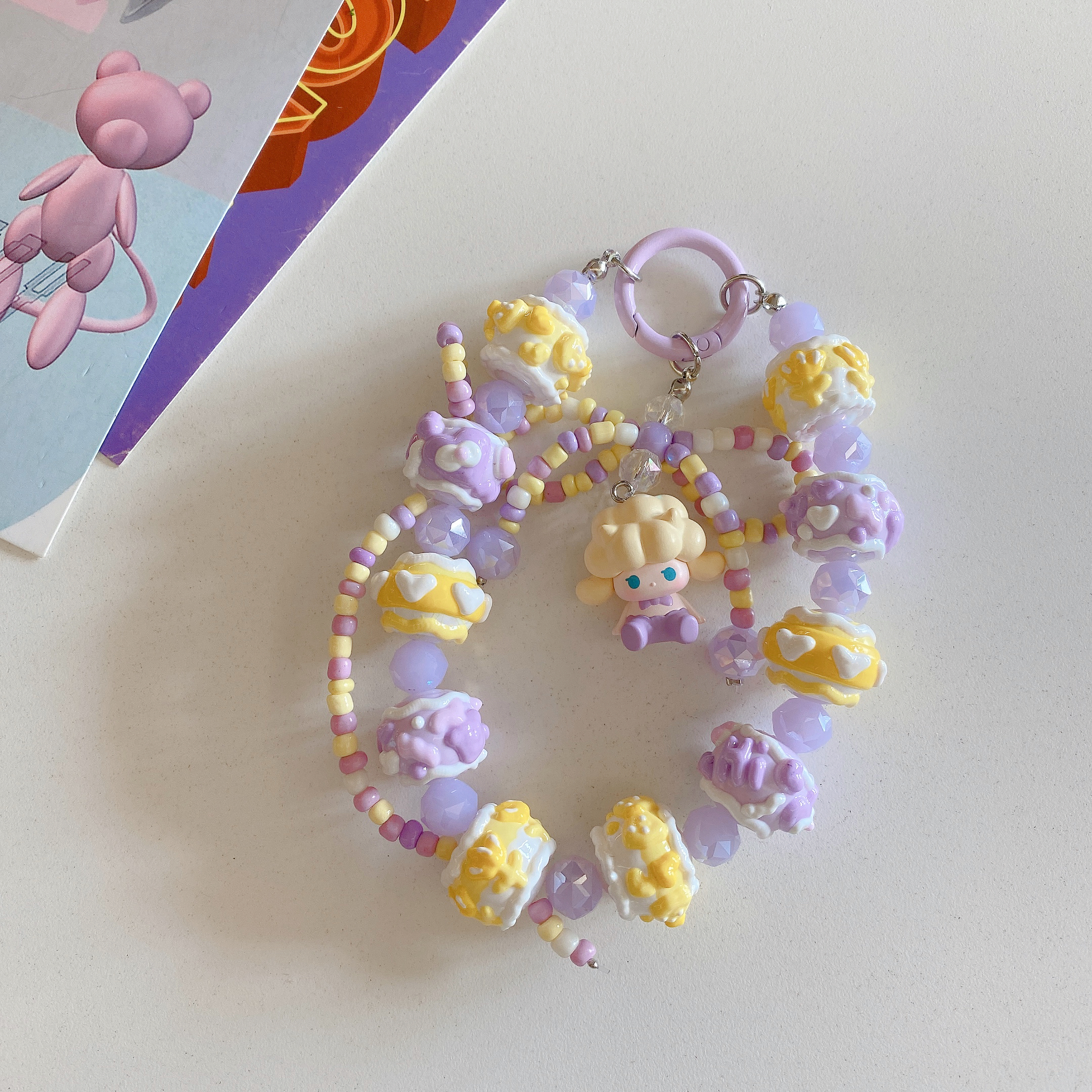 Popcorn & Character Charm Phone Accessories