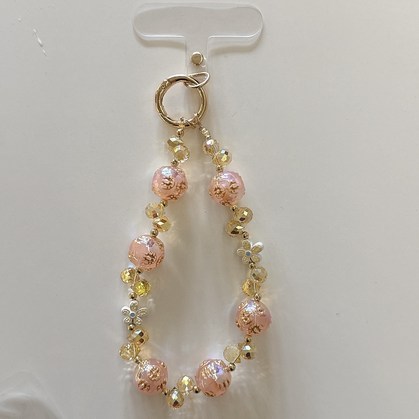 Elegant Crystal & Floral Phone Chains