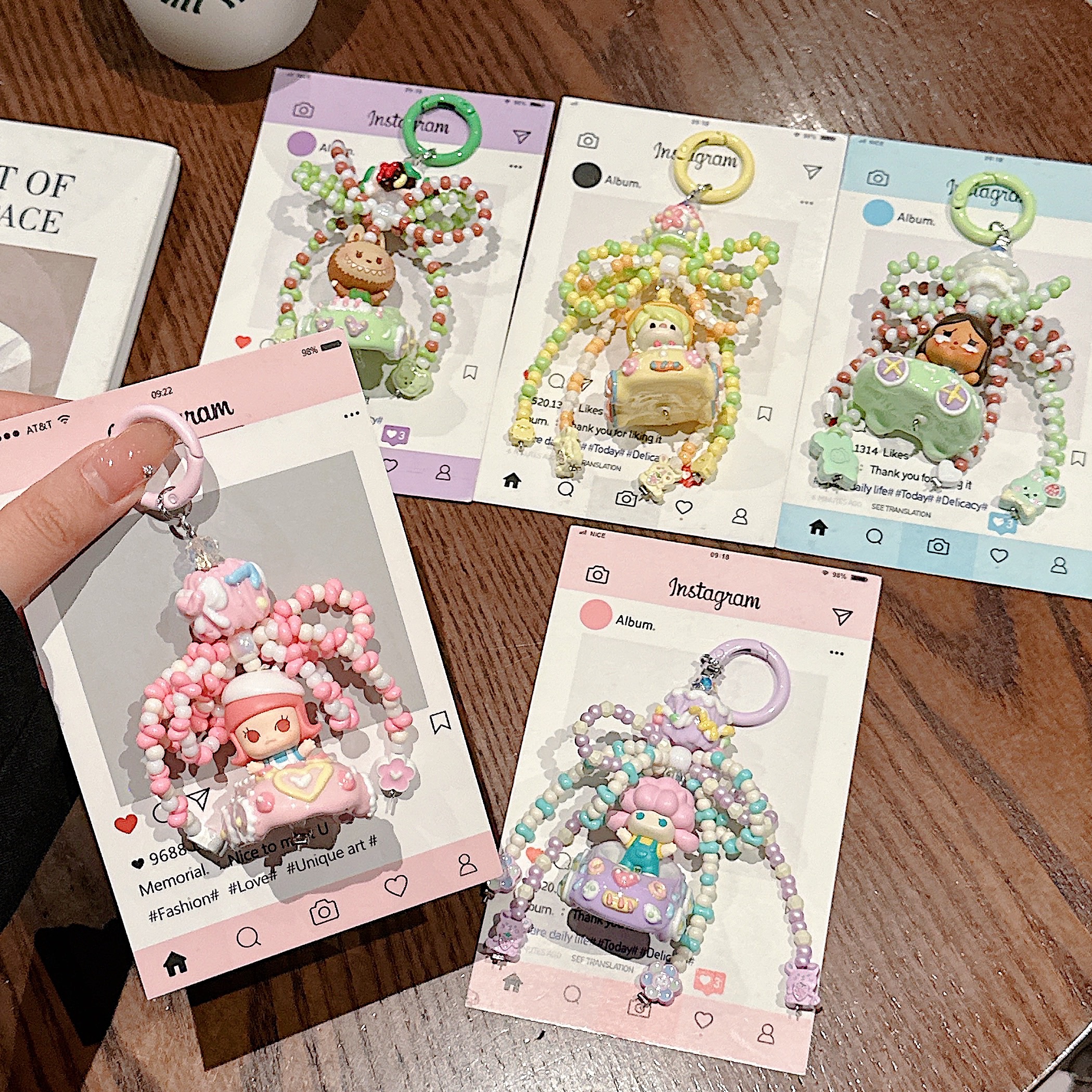 Sweet Dessert Character Phone Charms