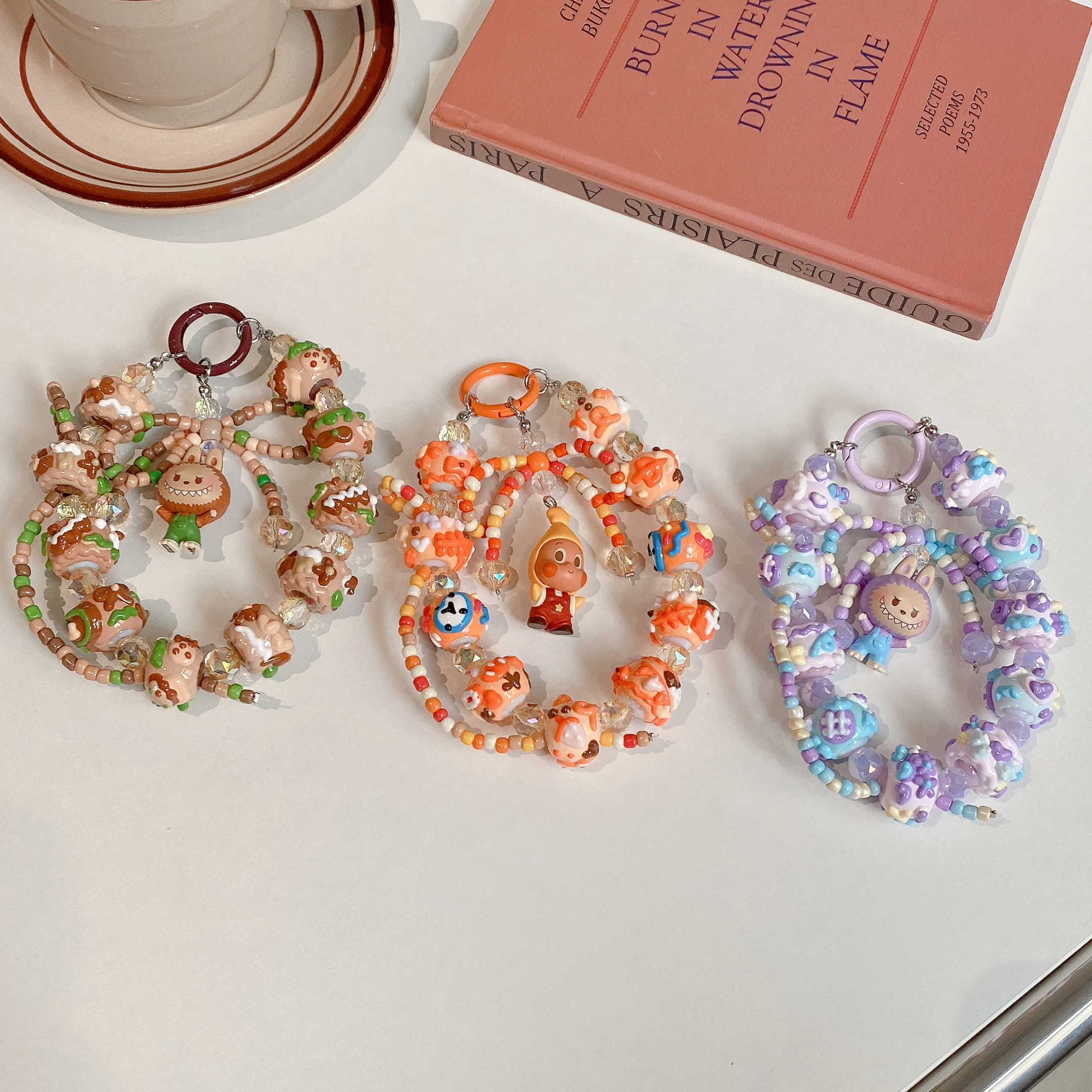 Snack Time Character Phone Charms