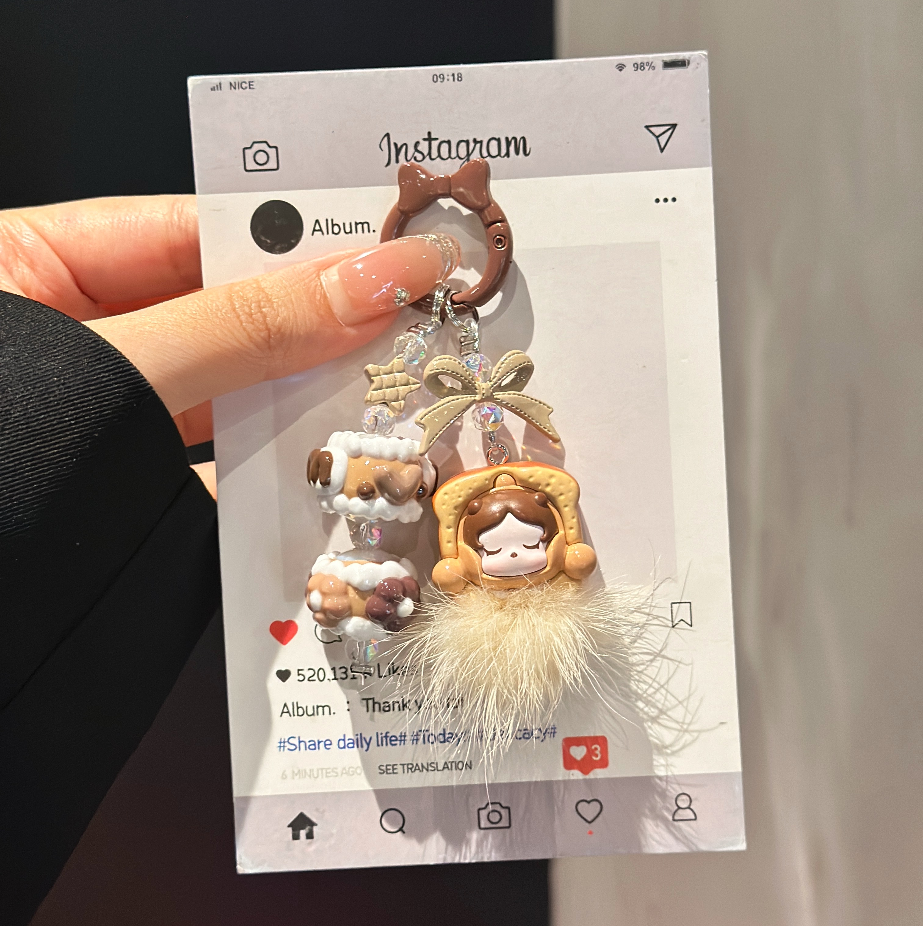 Cozy Pastry & Character Phone Charms