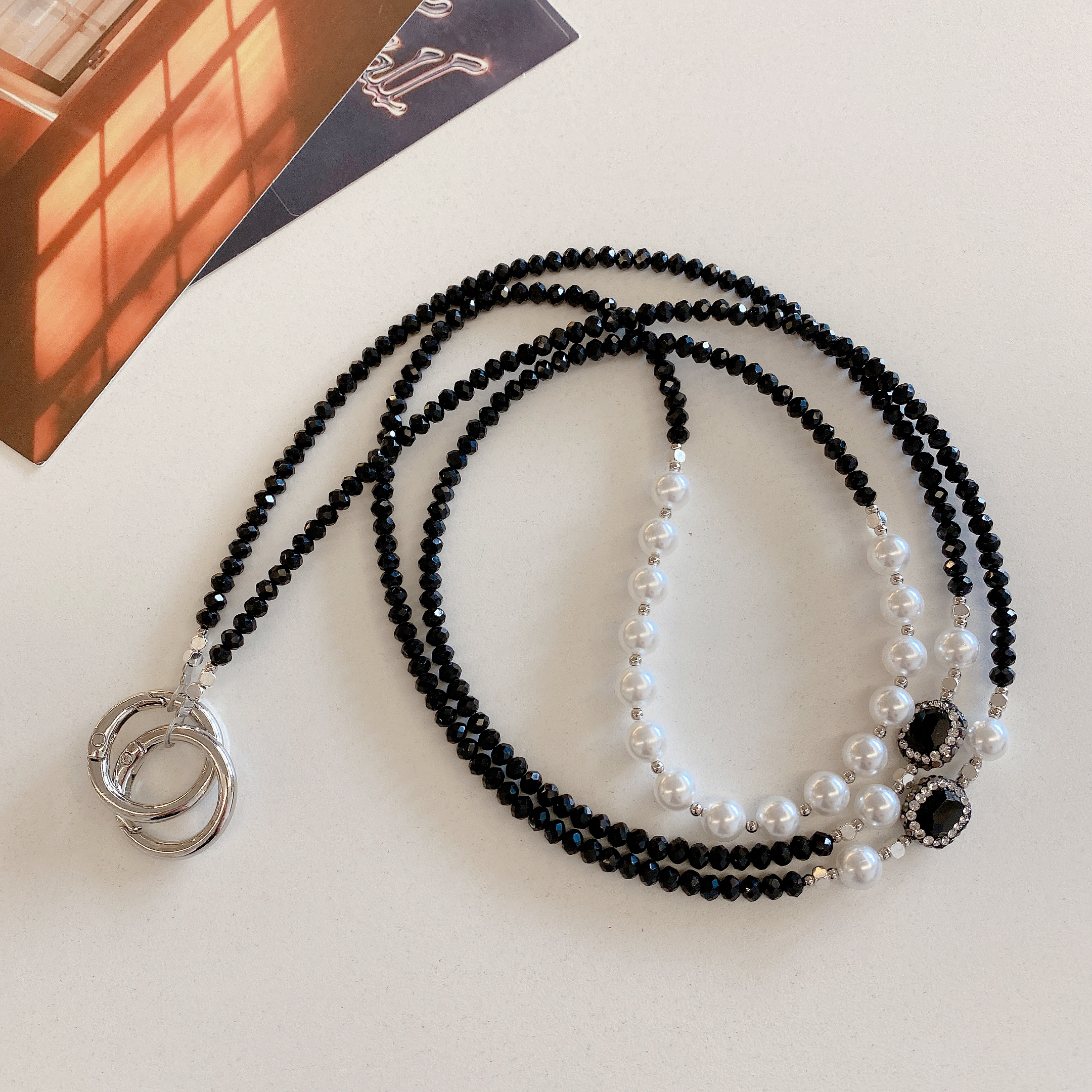 Elegant Beaded Phone Charms Collection