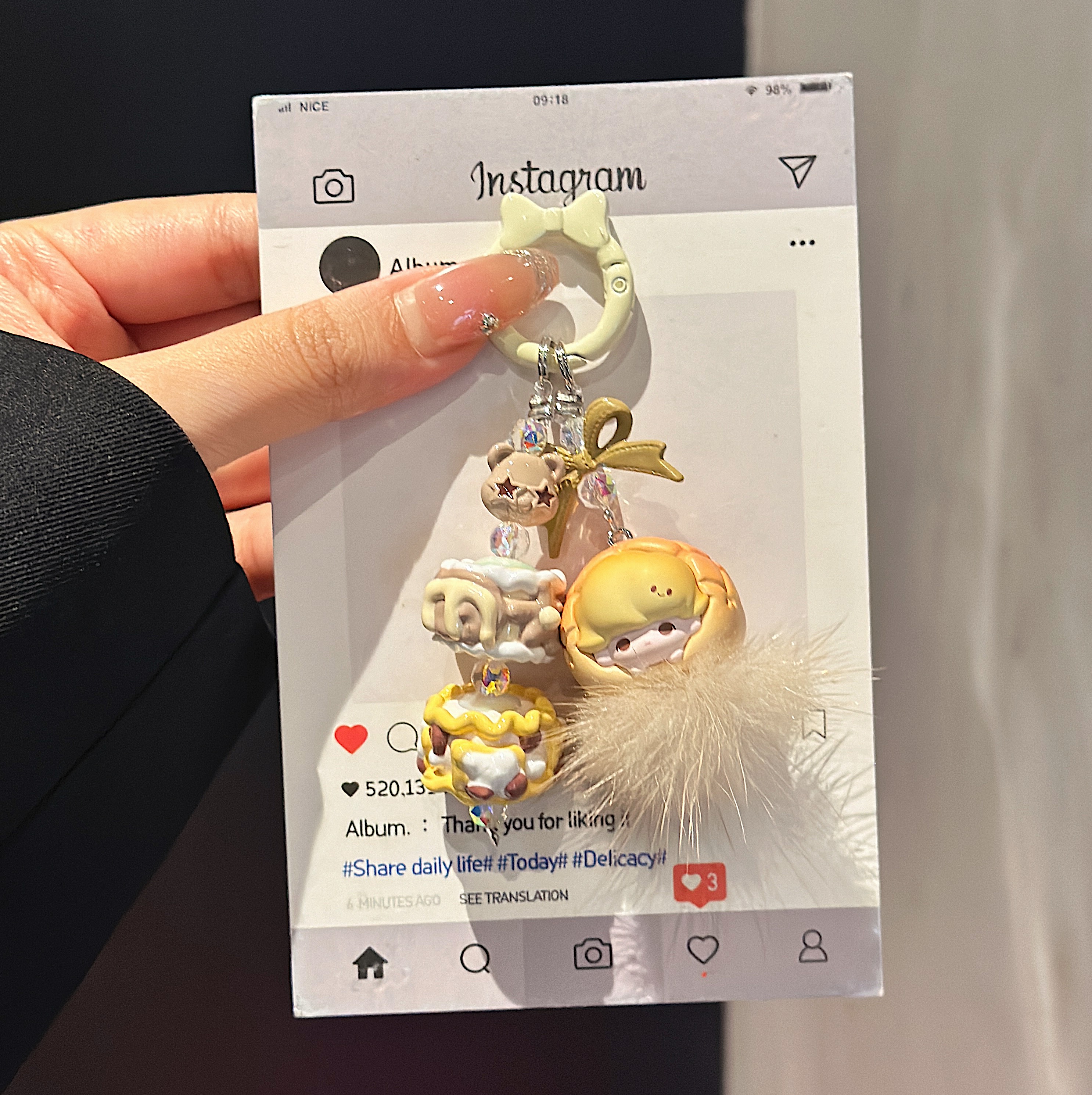 Cozy Pastry & Character Phone Charms