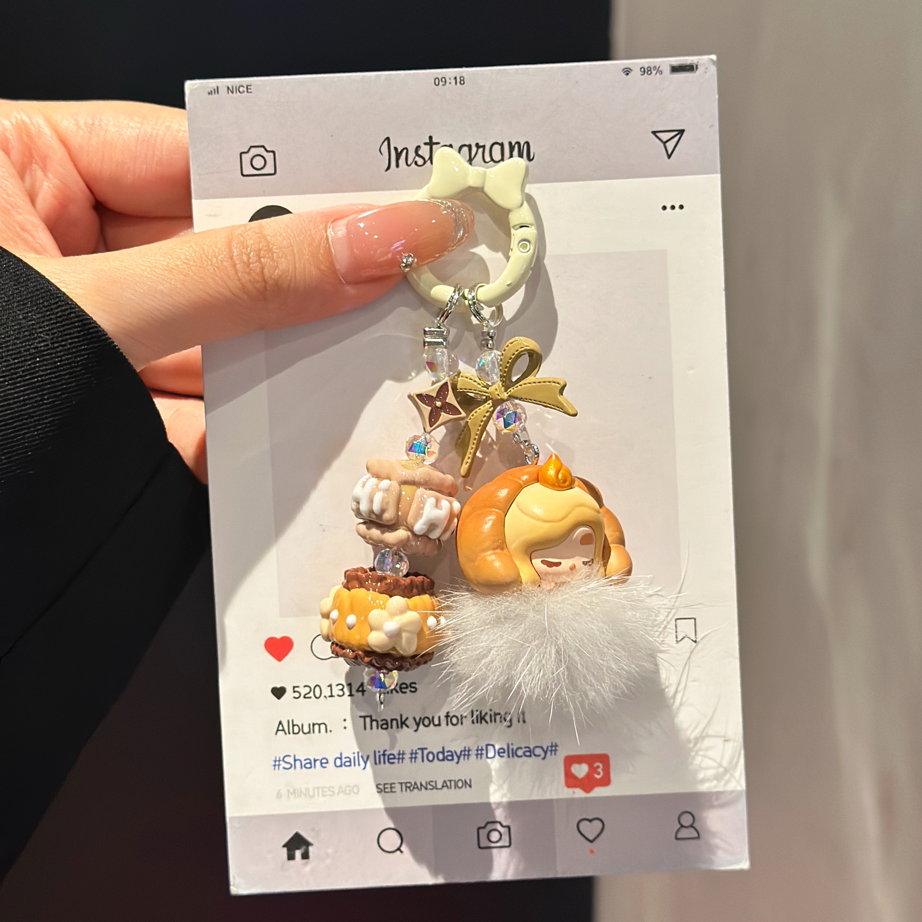 Cozy Pastry & Character Phone Charms