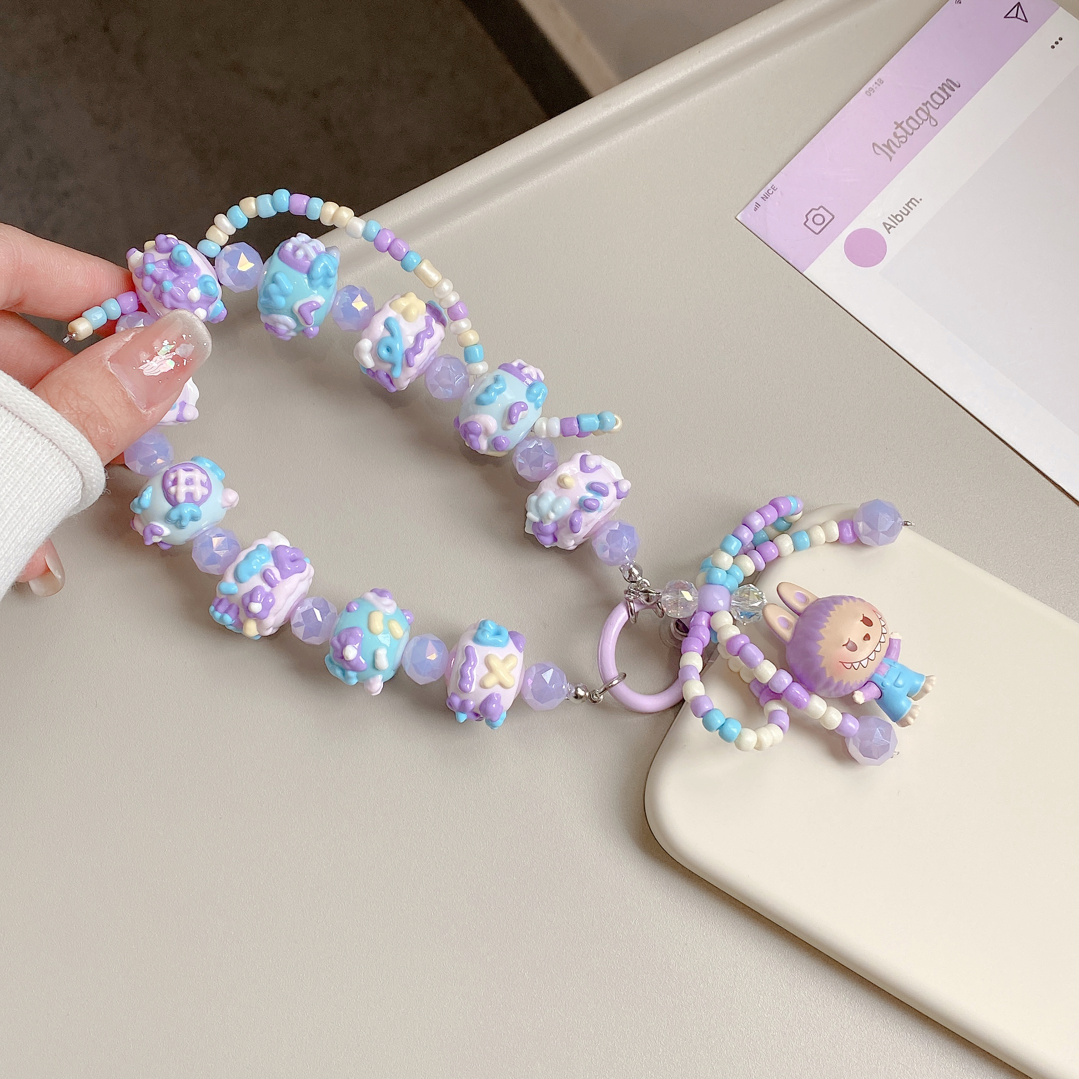 Snack Time Character Phone Charms