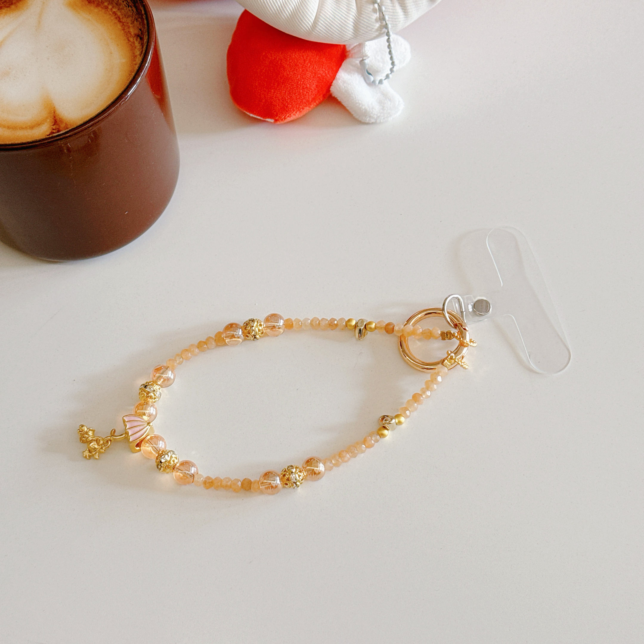 Elegant Butterfly & Charm Phone Bracelets