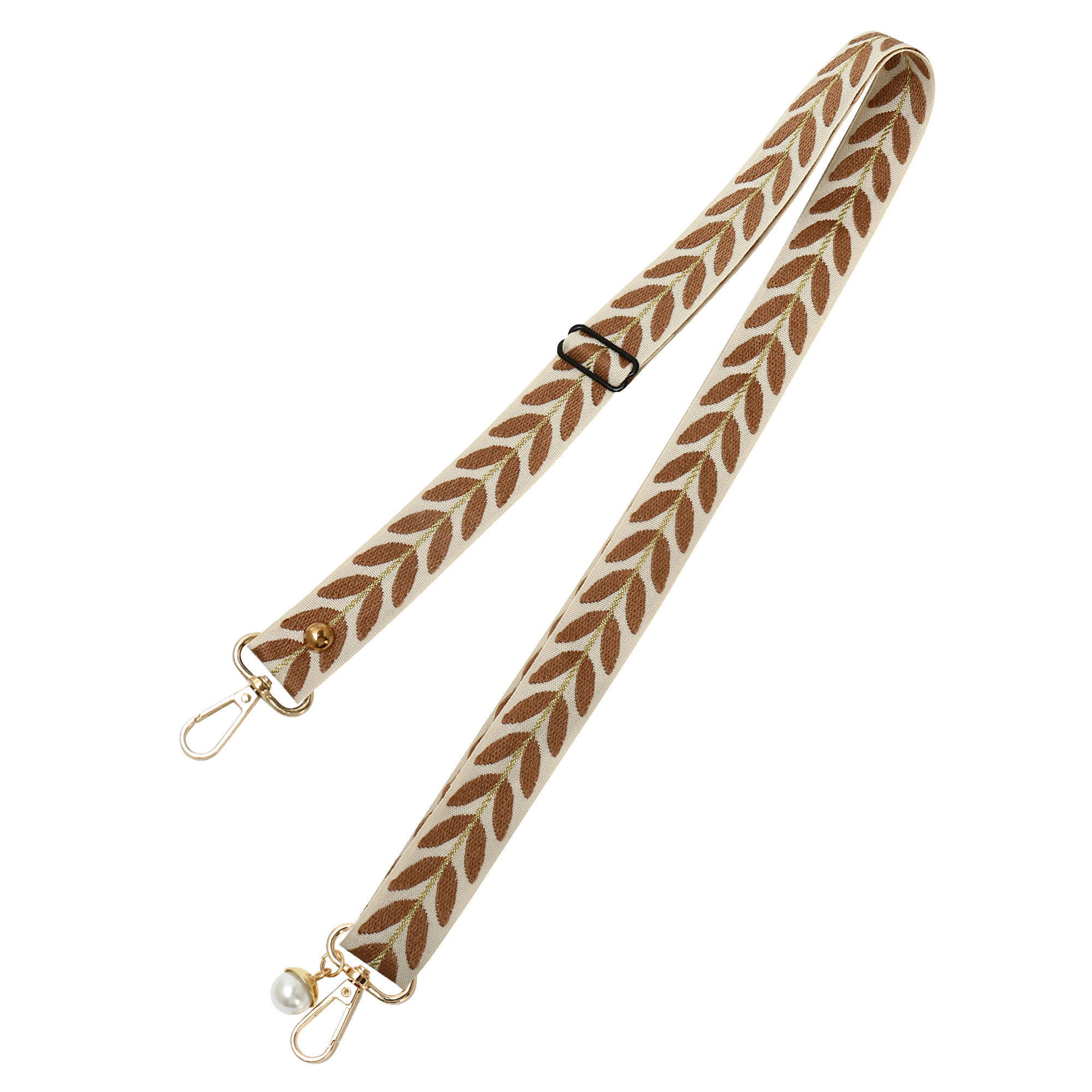 LeafCrest Mocha Flat  Phone Strap
