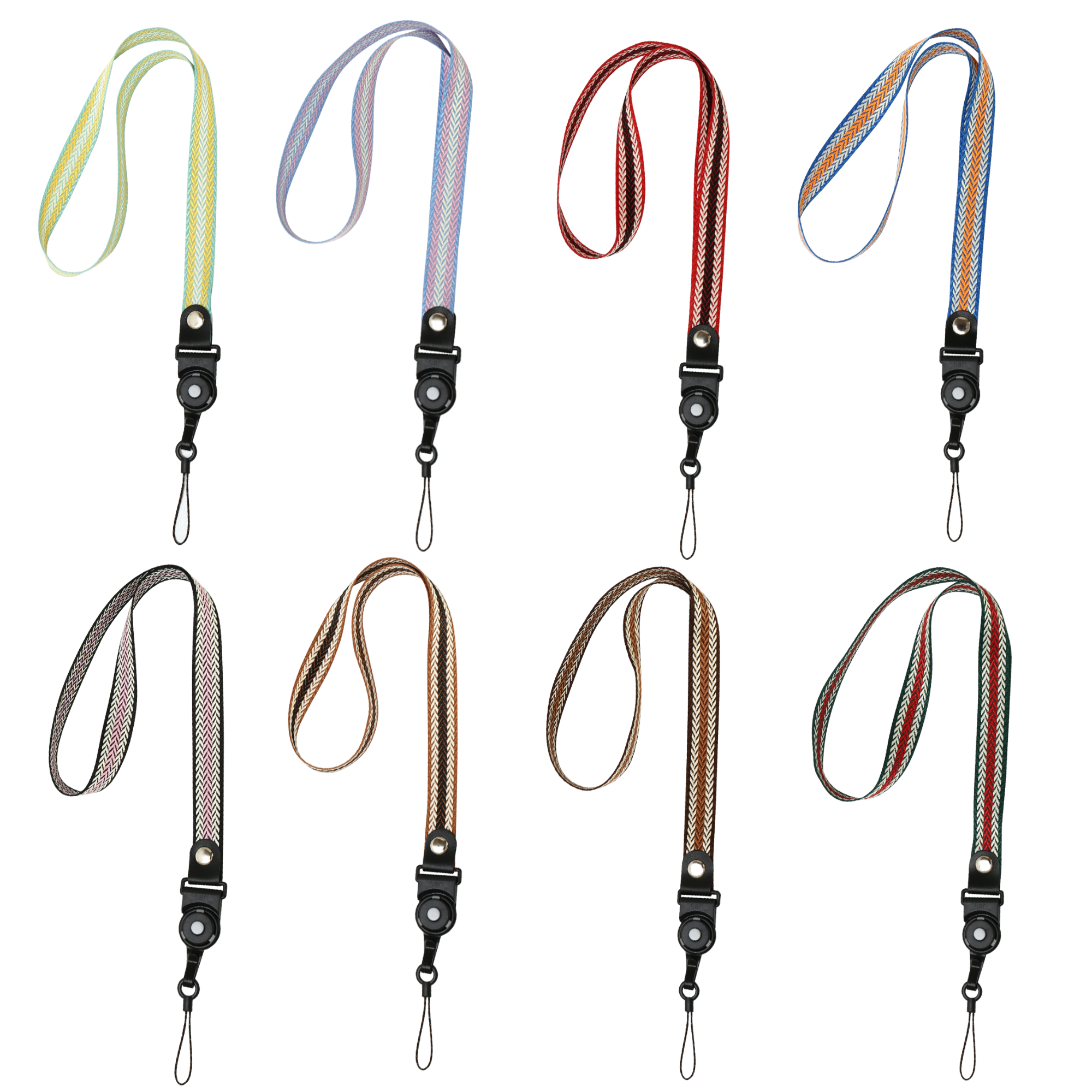 FlatLock Patterned Phone Strap