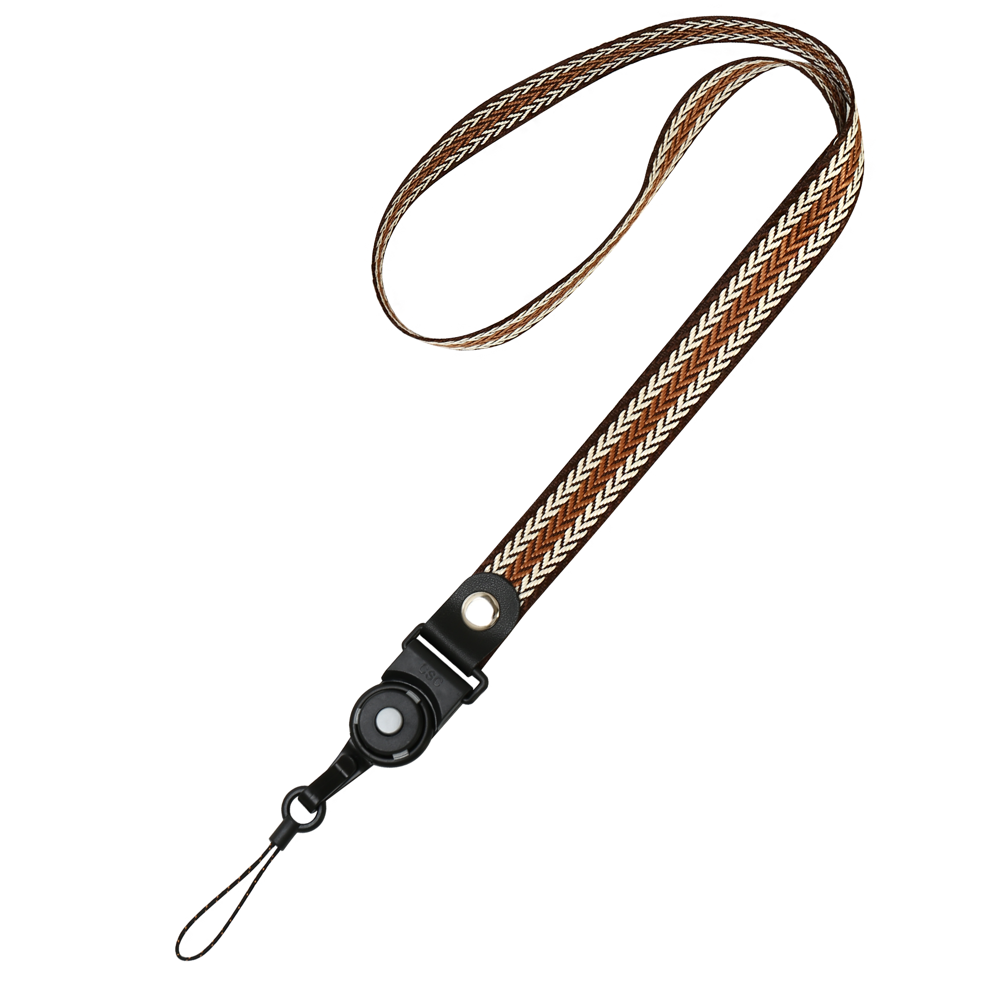 FlatLock Patterned Phone Strap