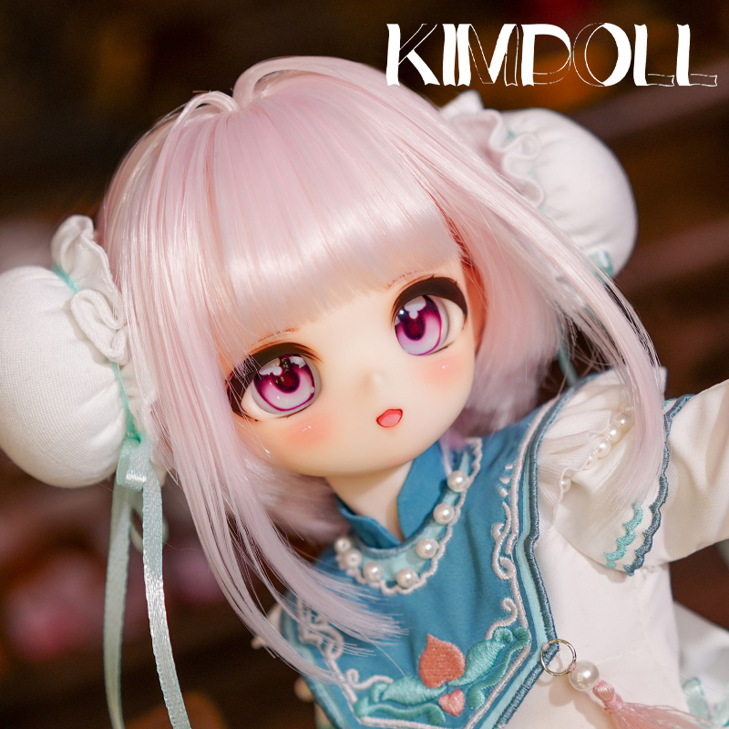 KIMDOLL Resin Doll Peach Chinese style – A Genuine Anime - style 4 - scale BJD Doll with Ball - jointed Figure