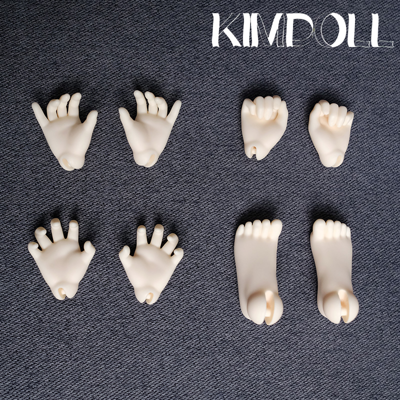 KIMDOLL Resin Doll Peach Jirai Kei– A Genuine Anime - style 4 - scale BJD Doll with Ball - jointed Figure