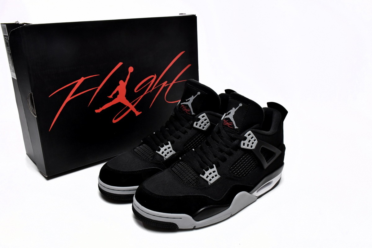 Air Jordan 4 Retro SE Black Canvas DH7138-006