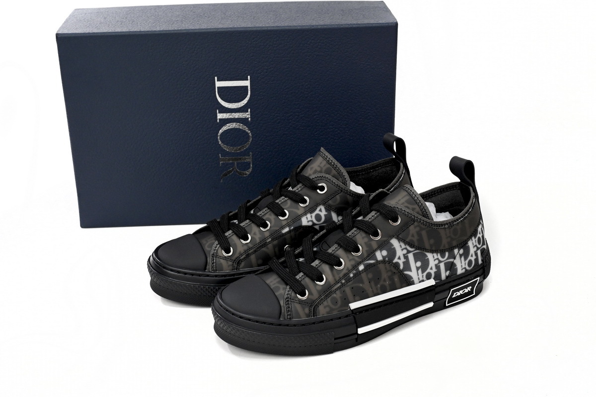 Dior B23 HT Oblique Transparency Low H565 White Black