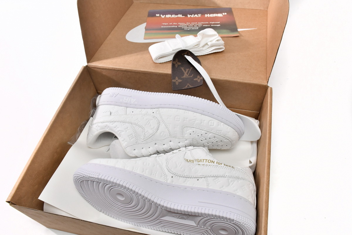 Nike Air Force 1 Louis Vuitton Low By Virgil Abloh White