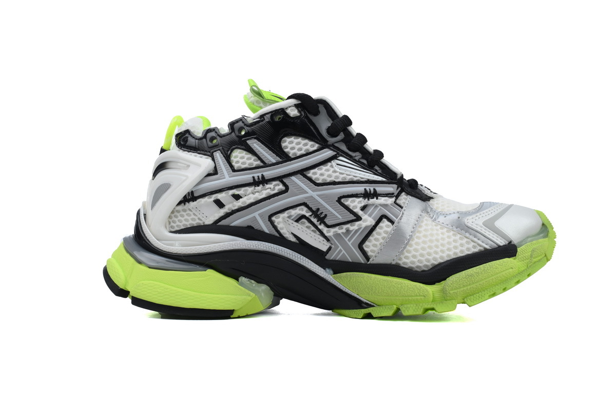 Balenciaga Runner Black White And Yellow 677402 W3RBP 1093