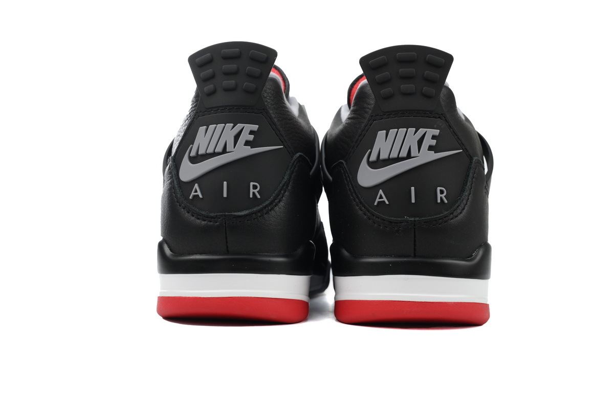Air Jordan 4 Bred Reimagined Black Red Sneaker FV5029-006