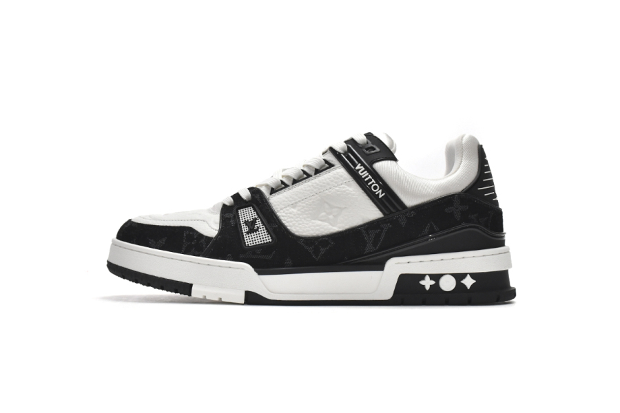Louis Vuitton Trainer White Black VL1202